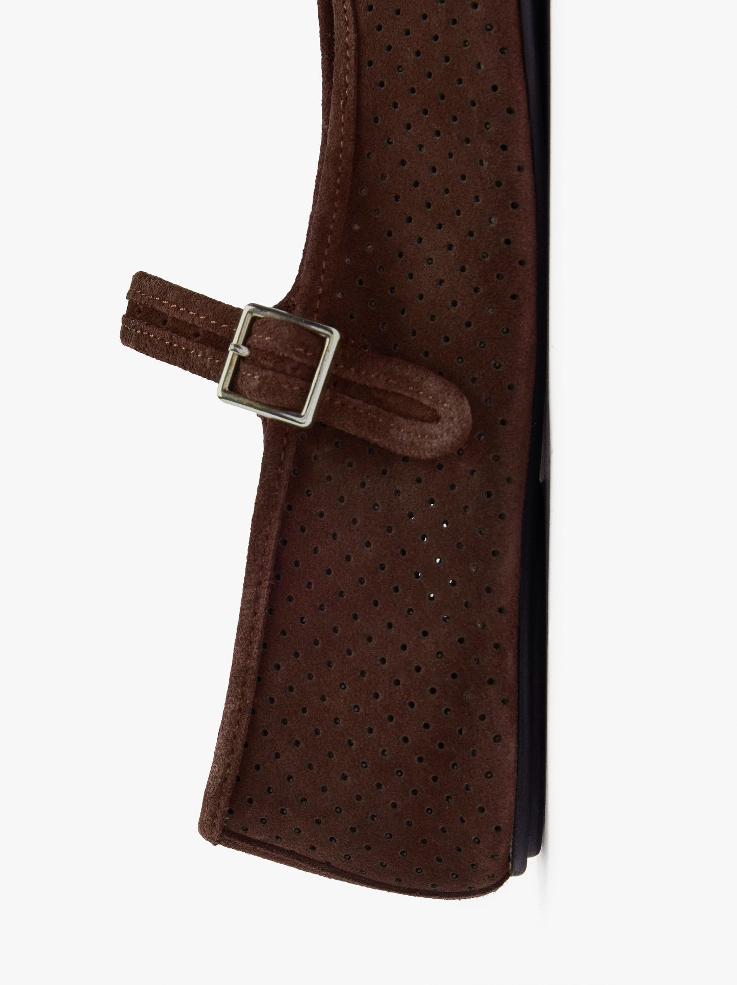 Leather Ballerinas With Strap And Buckle
