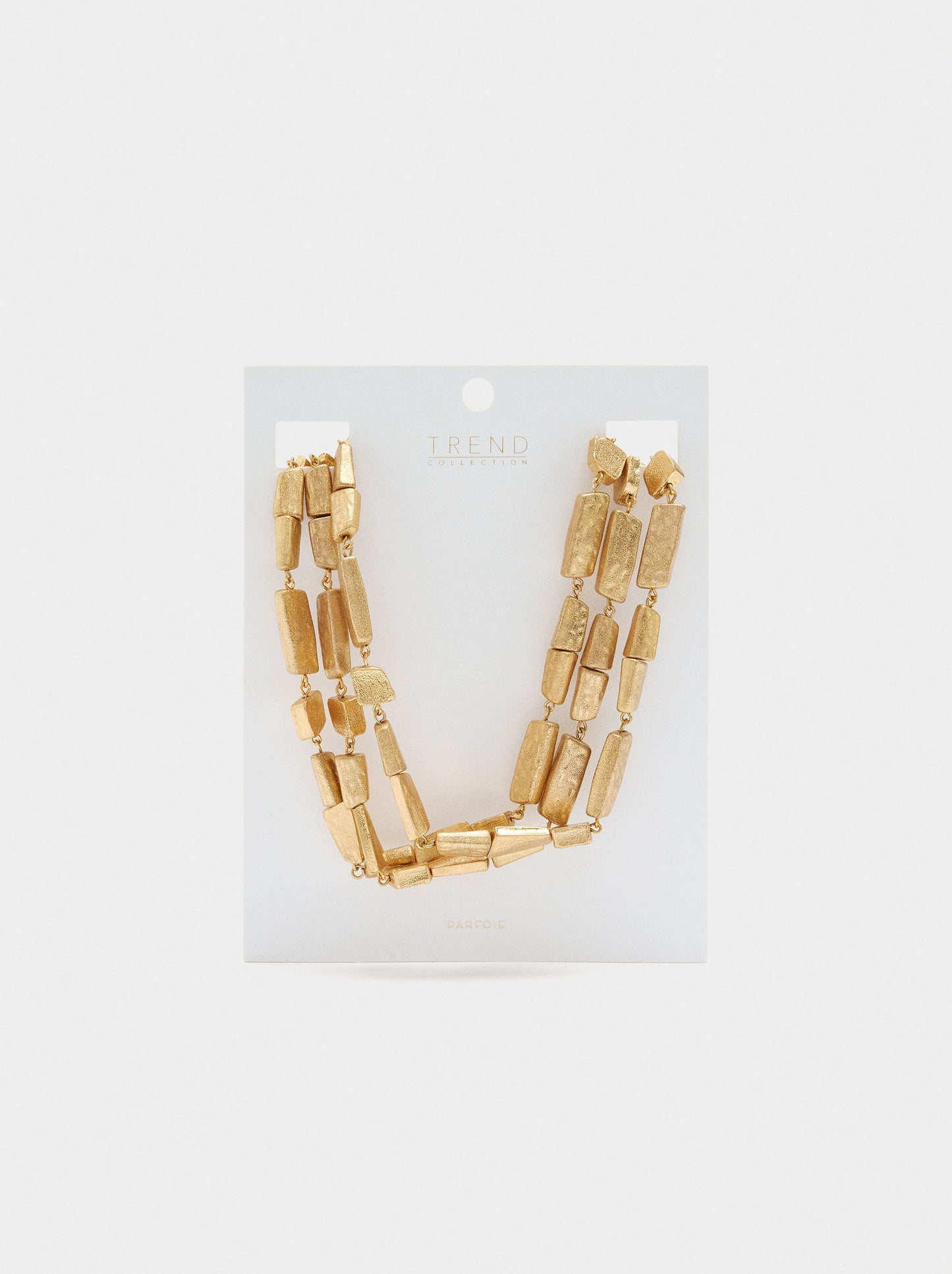 Maxi Multi-Collar With Stone-Effect Beads