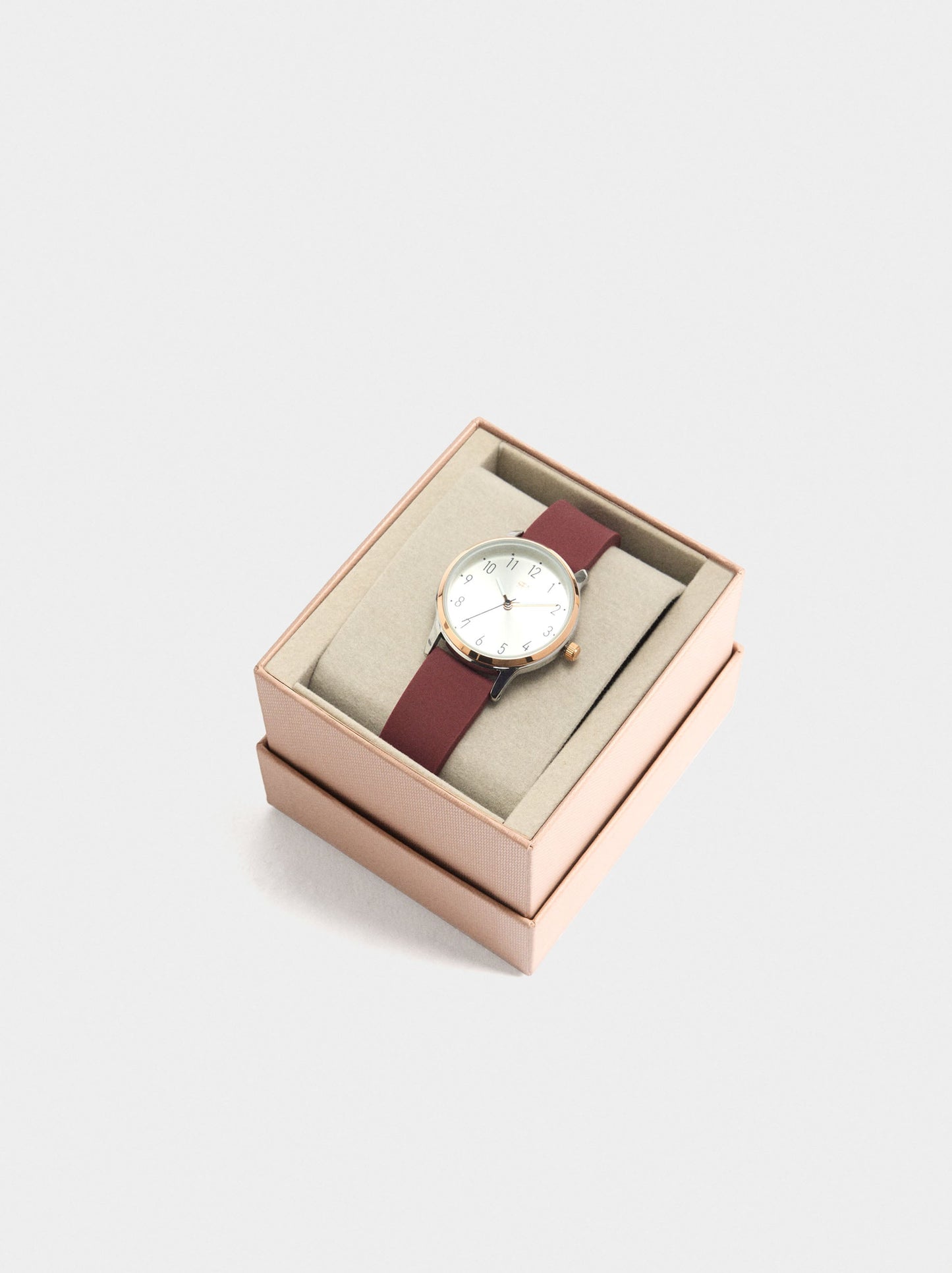 Watch With Silicone Strap