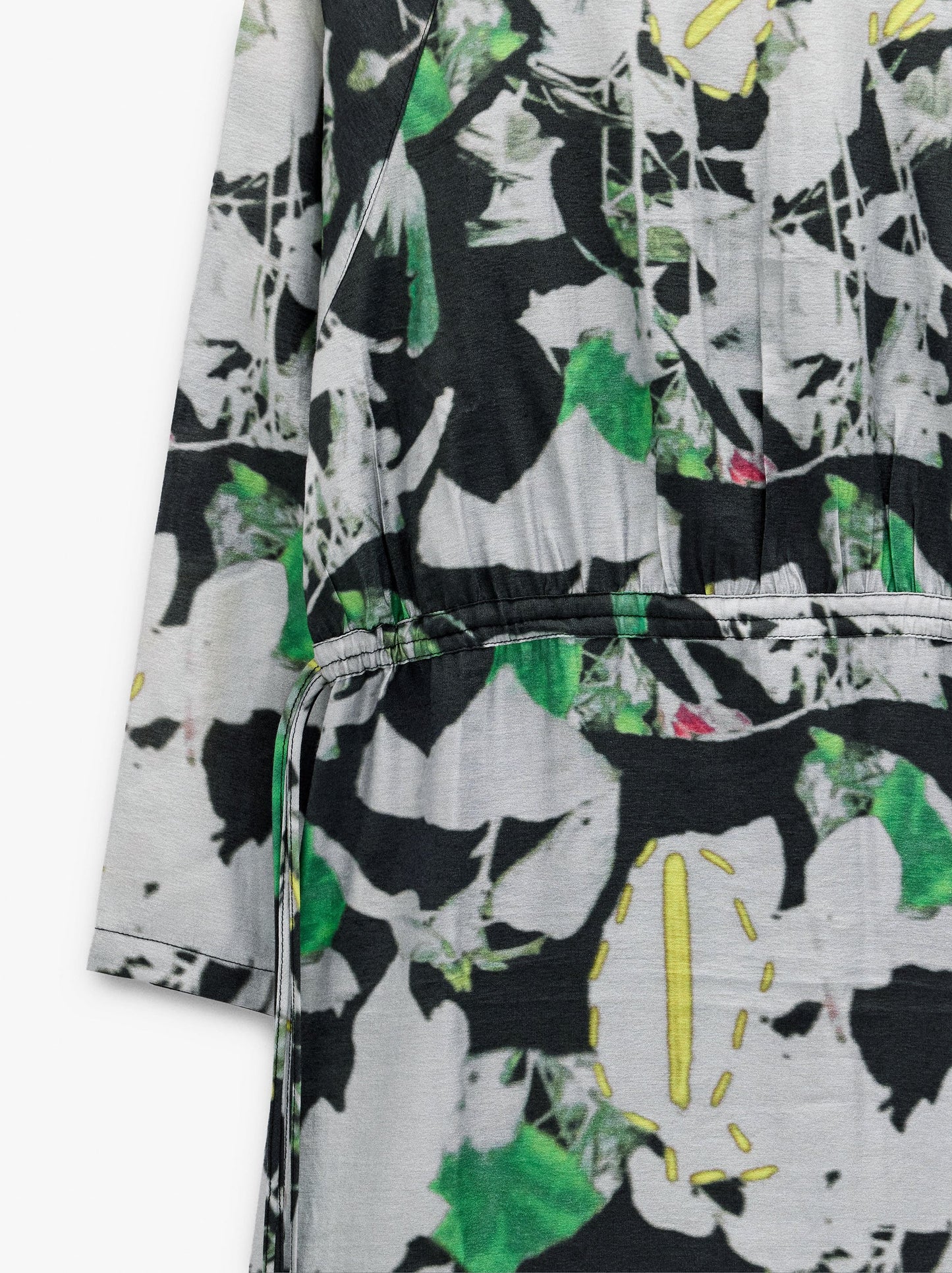 Printed Floral Midi Dress