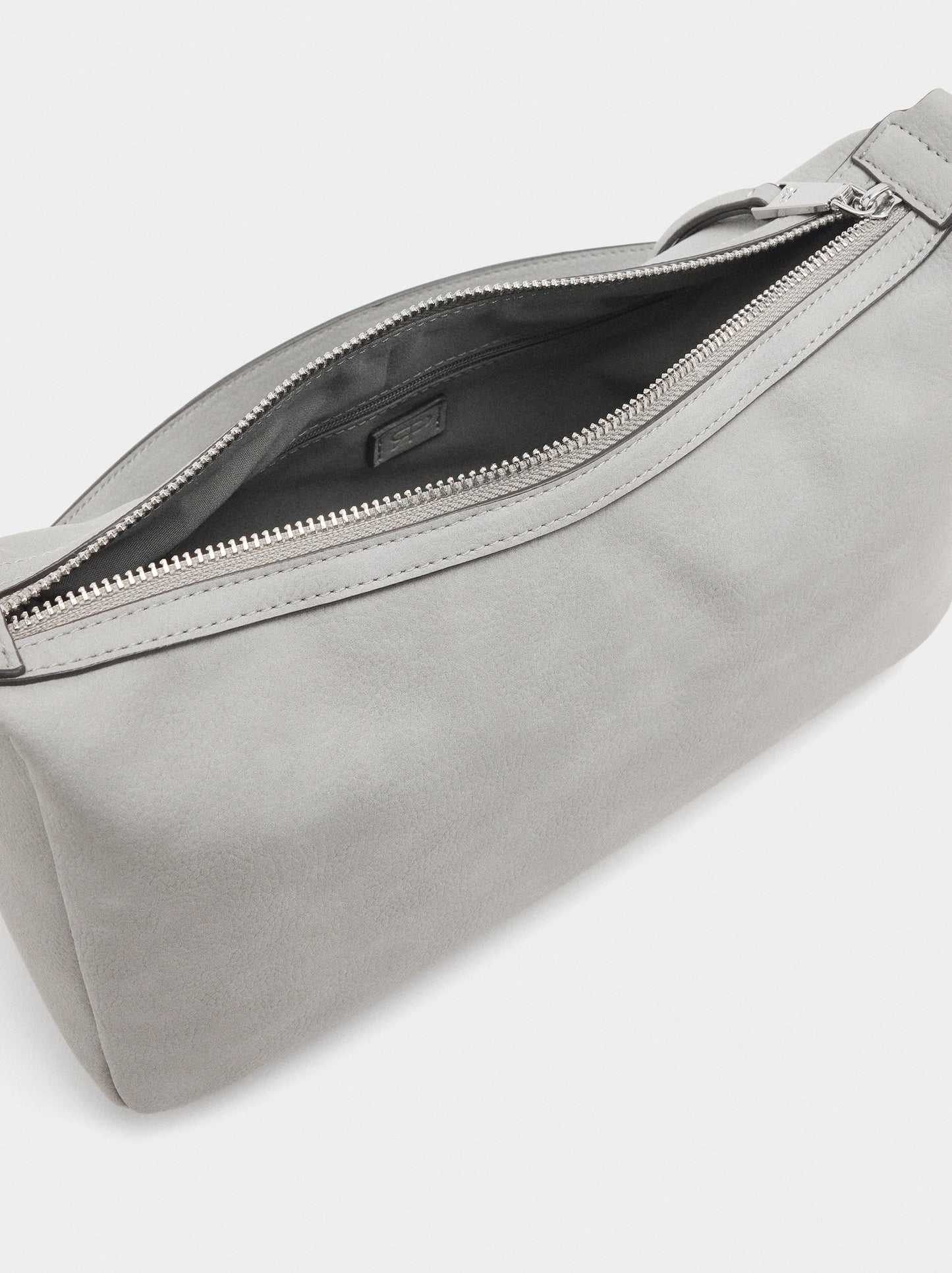 Shoulder Bag With Leather Effect