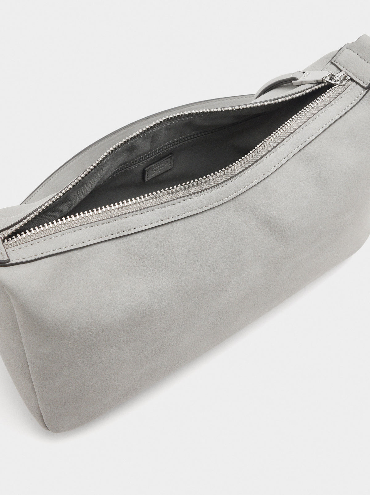 Shoulder Bag With Leather Effect
