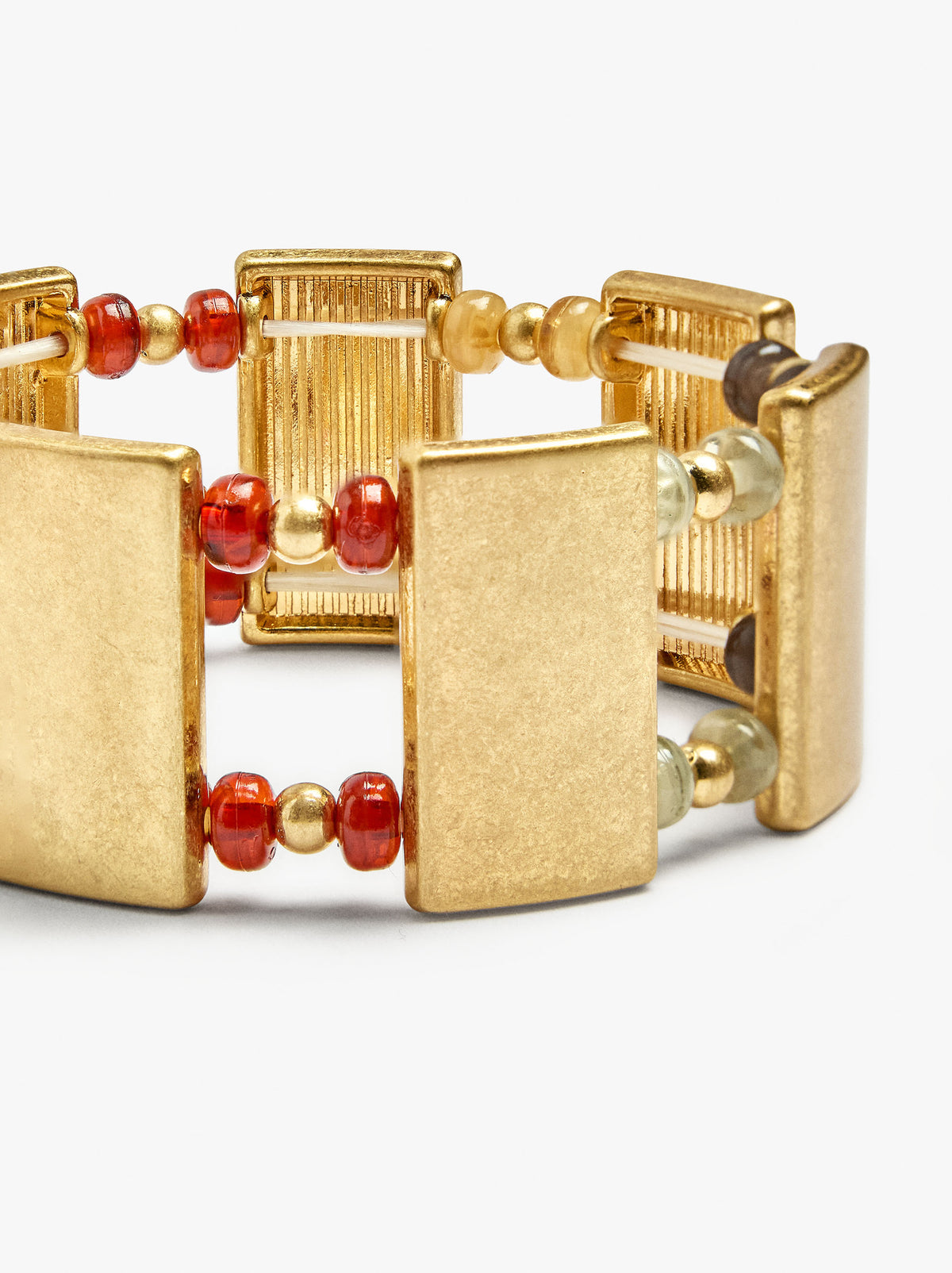 Elastic Bracelet With Rectangles