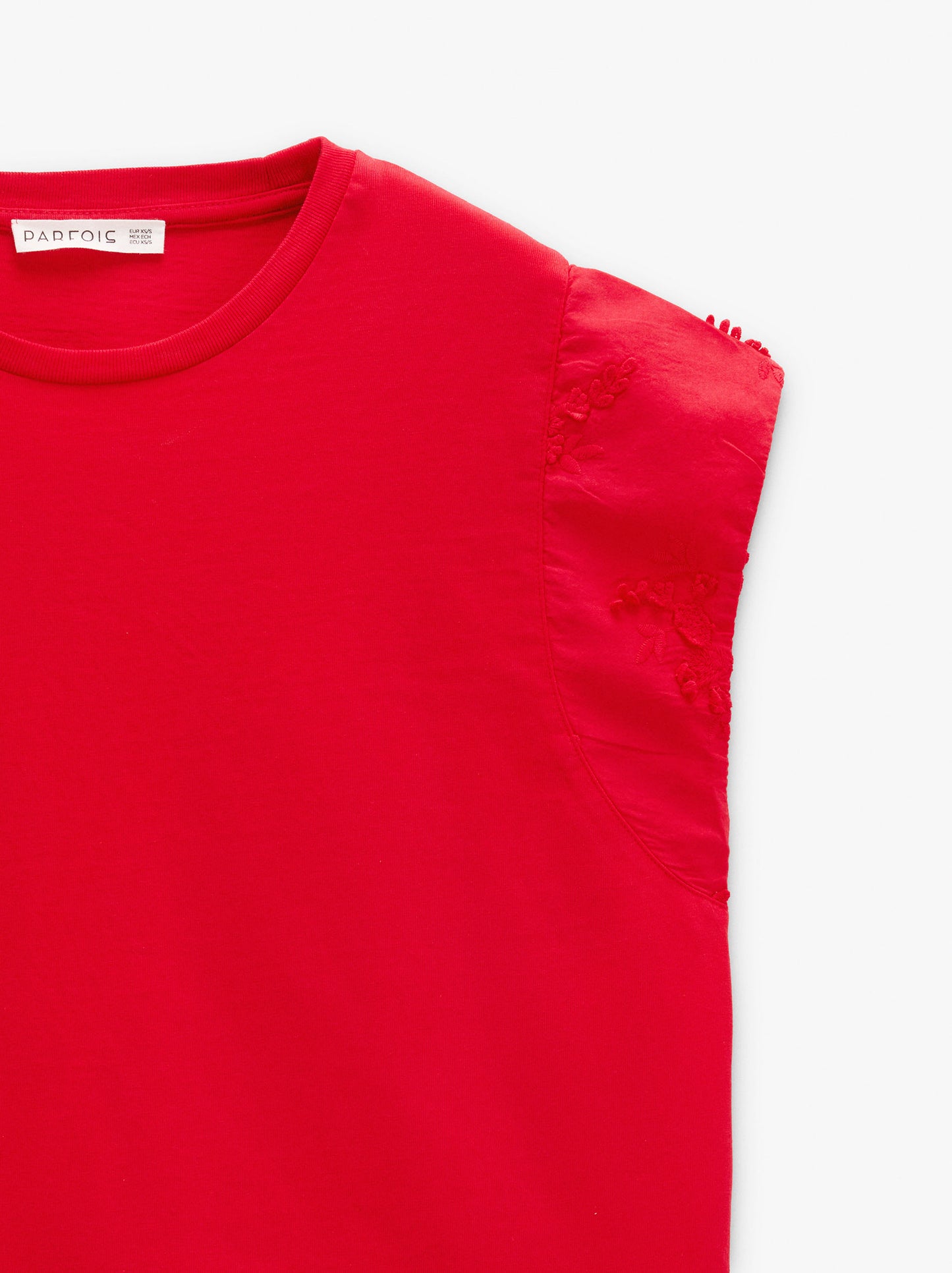 Cotton T-Shirt With Embroidery