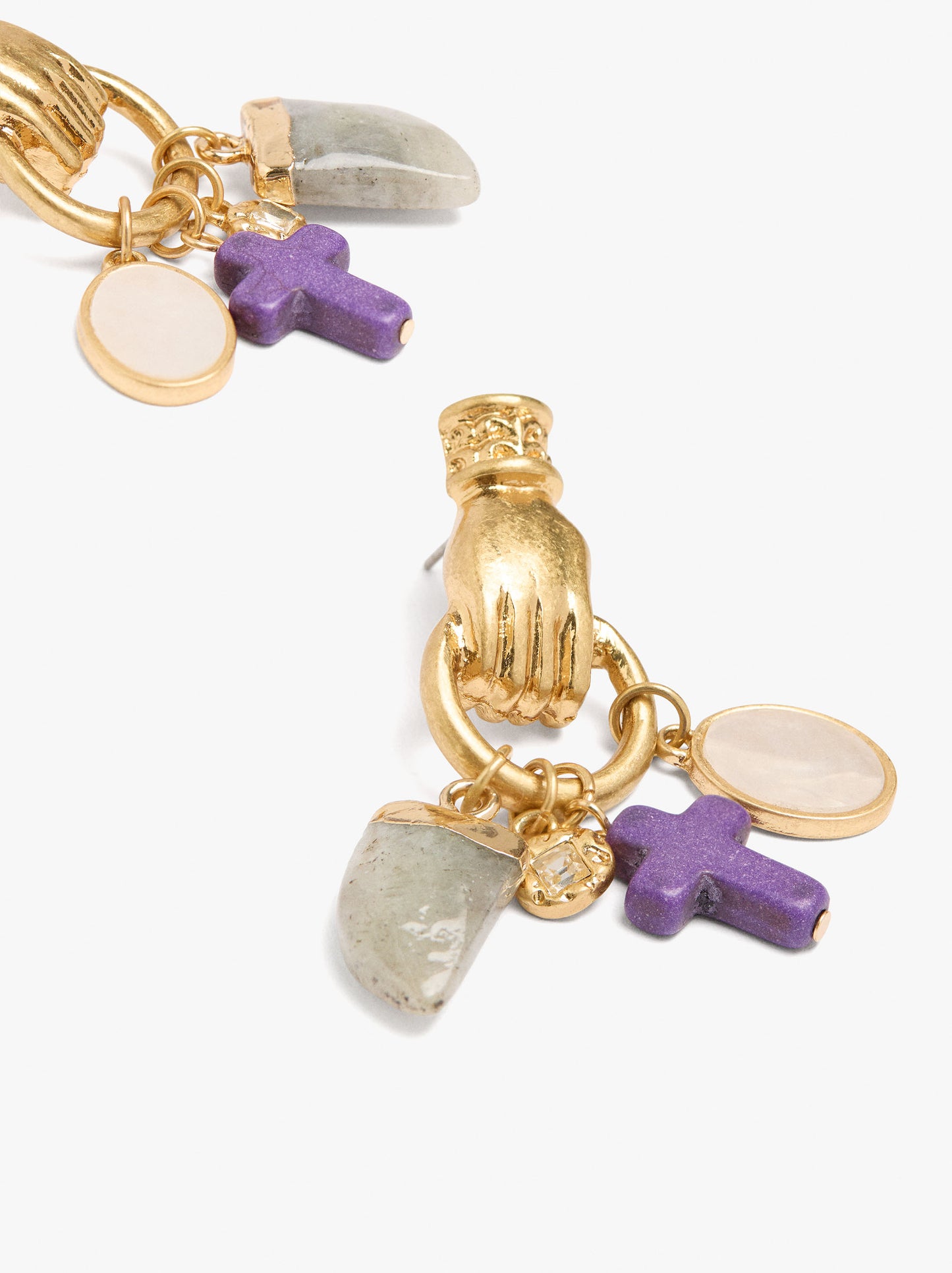 Earrings Cuffs And Stone Pendants
