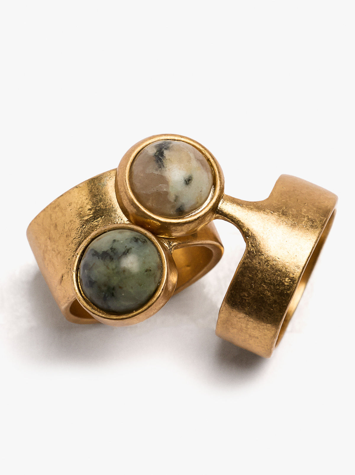 Set Of Rings With Stones