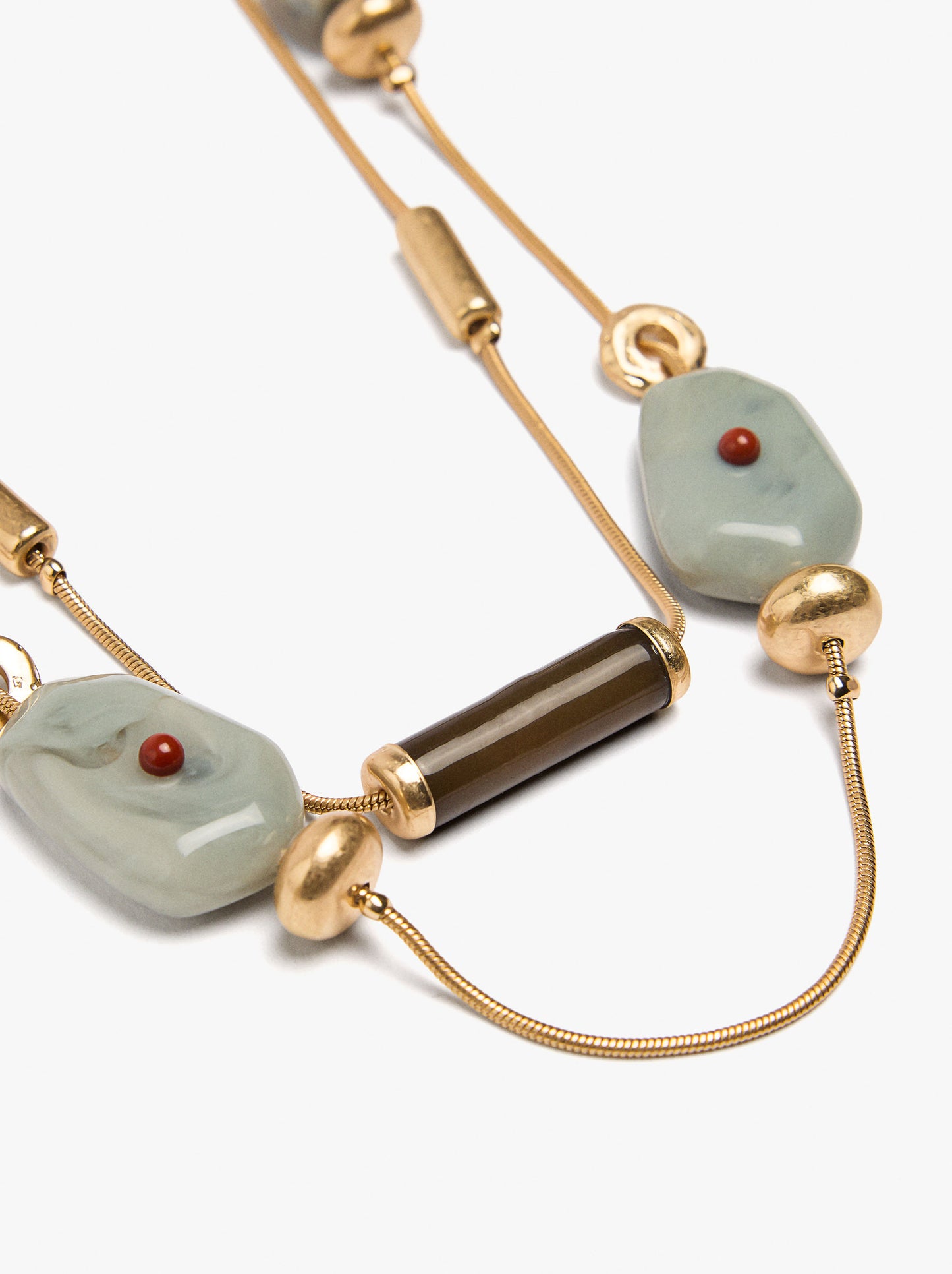 Long Necklace With Stones