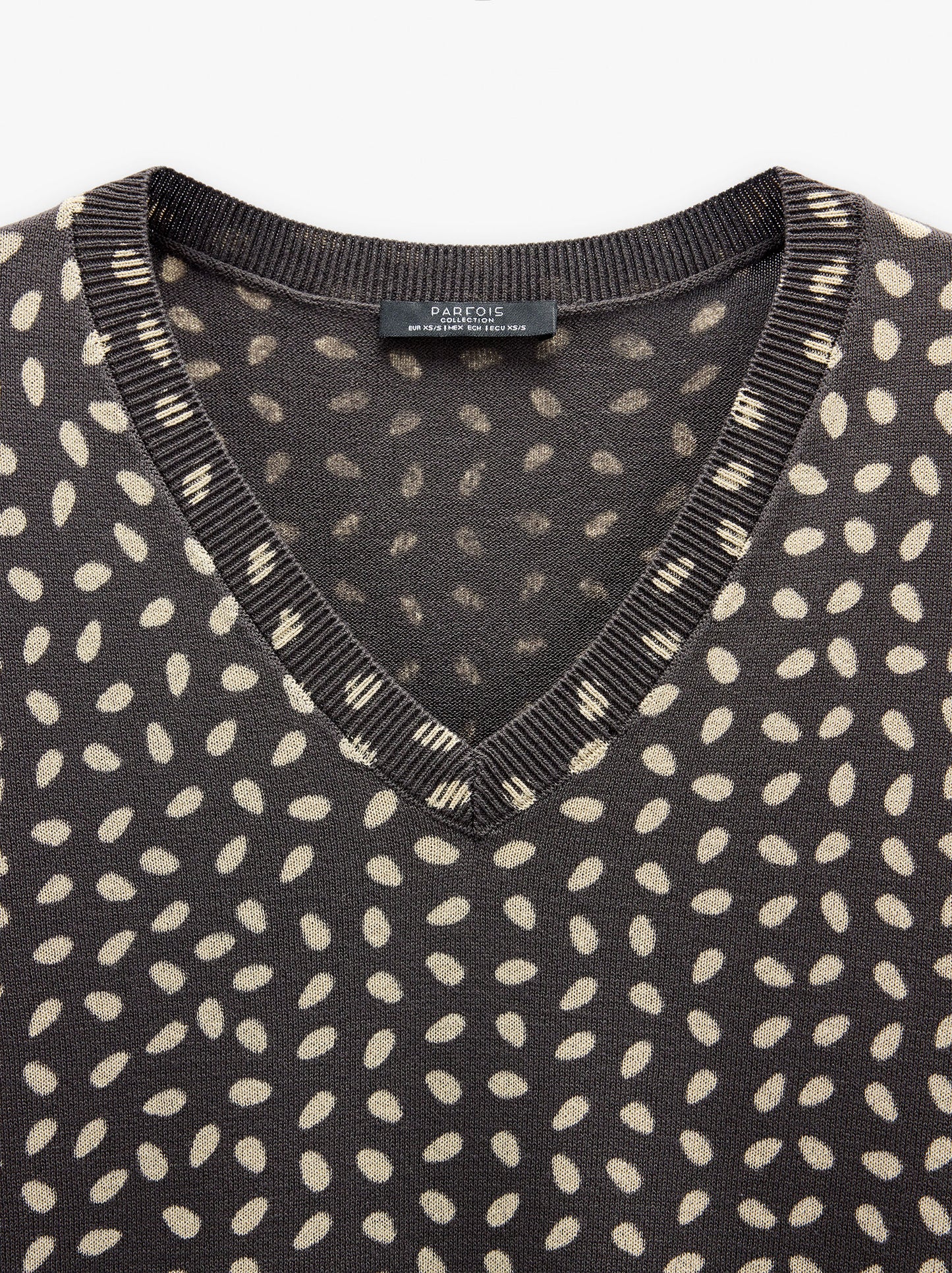 Sweater With Printed Mesh