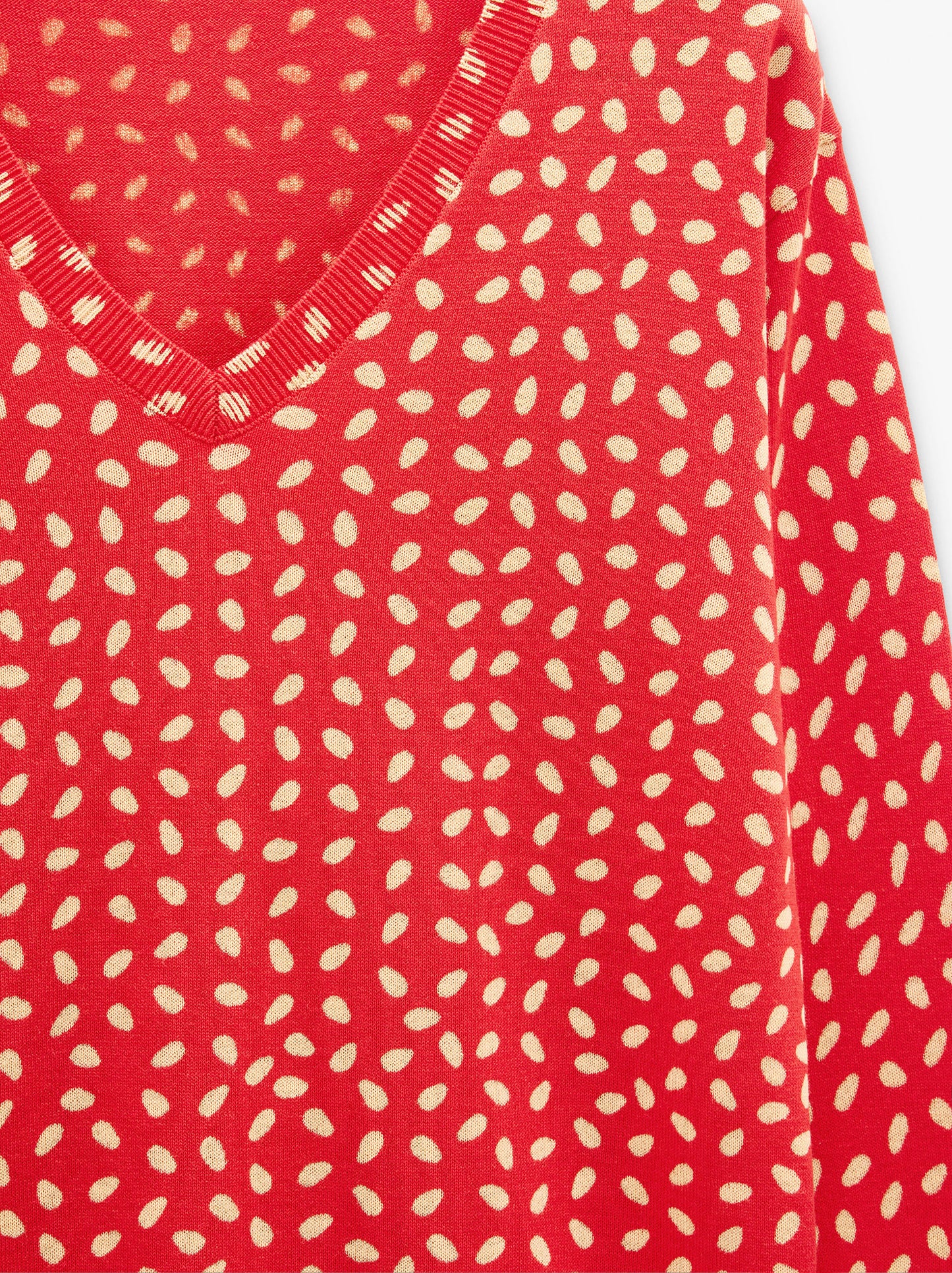 Sweater With Printed Mesh