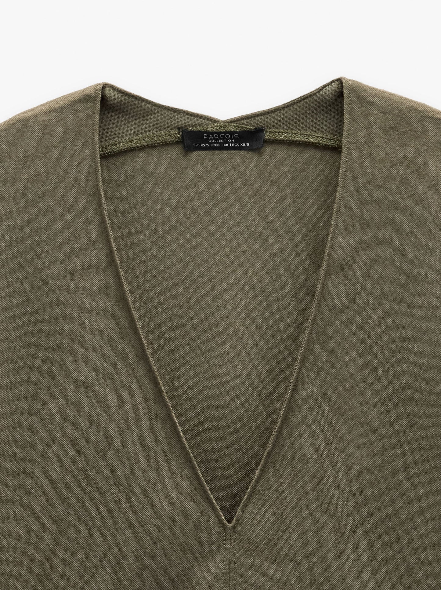 Plain Top With V-Neck