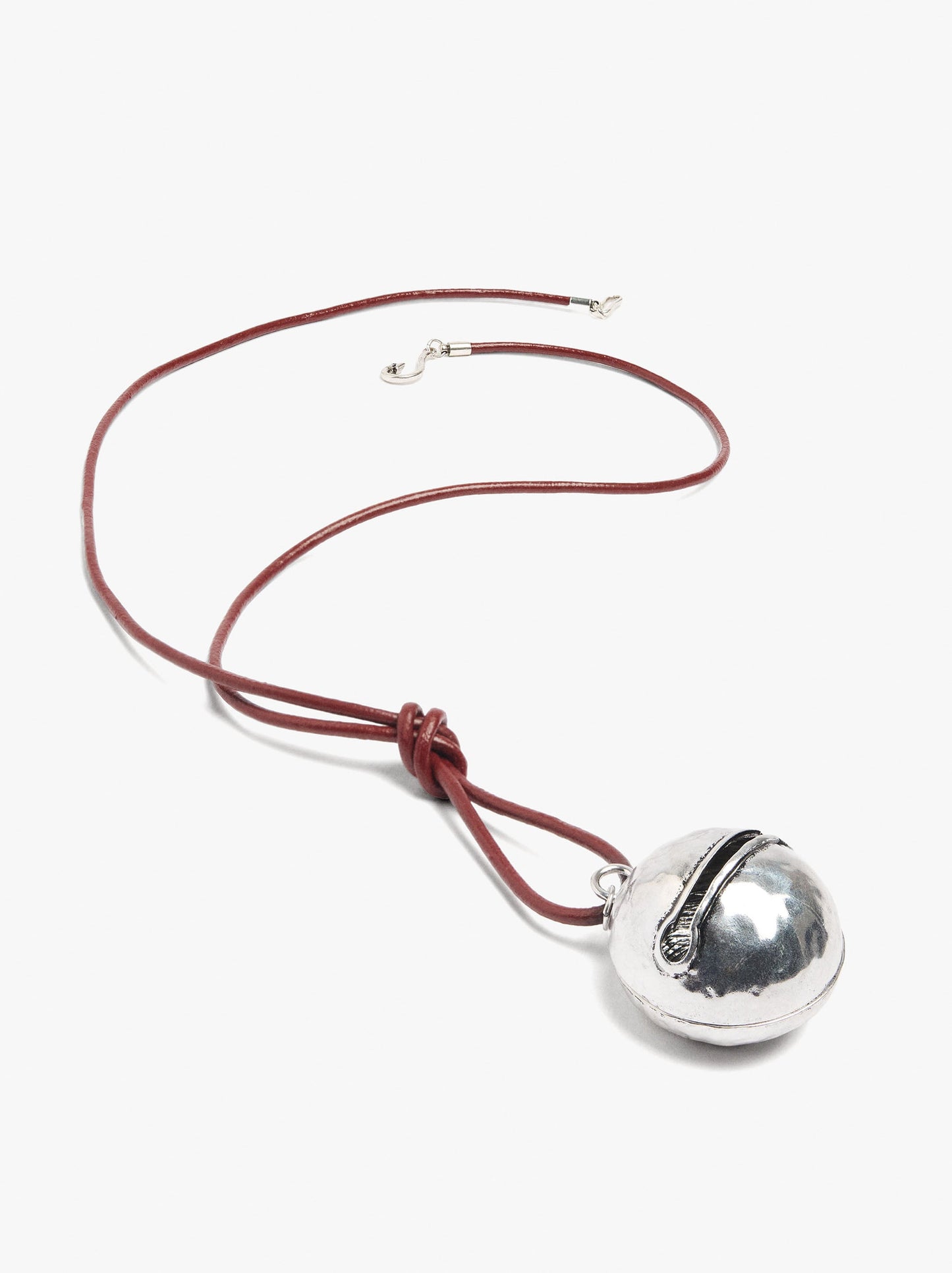 Necklace Of Cord With Bell