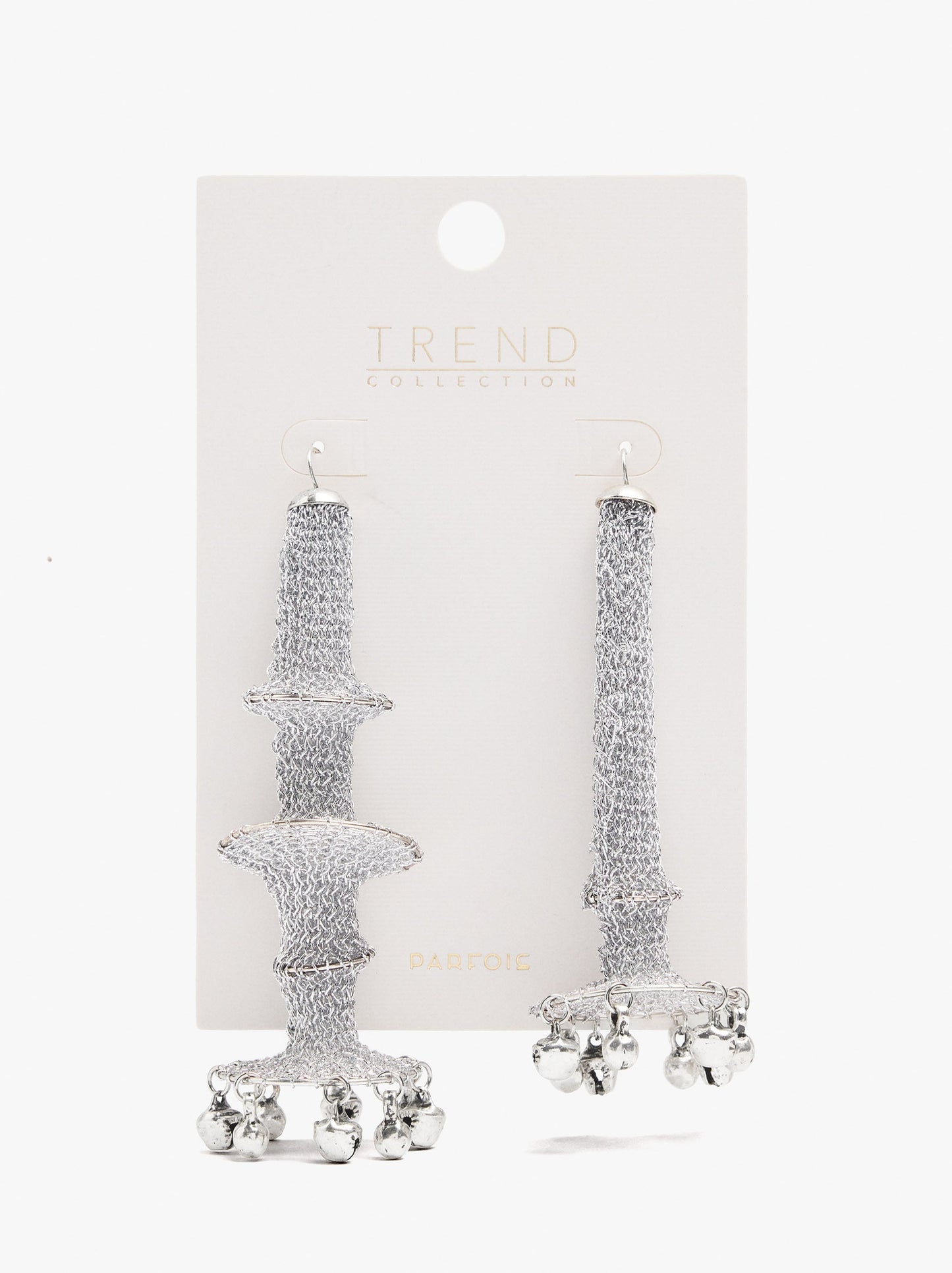 Asymmetric Earrings With Bells