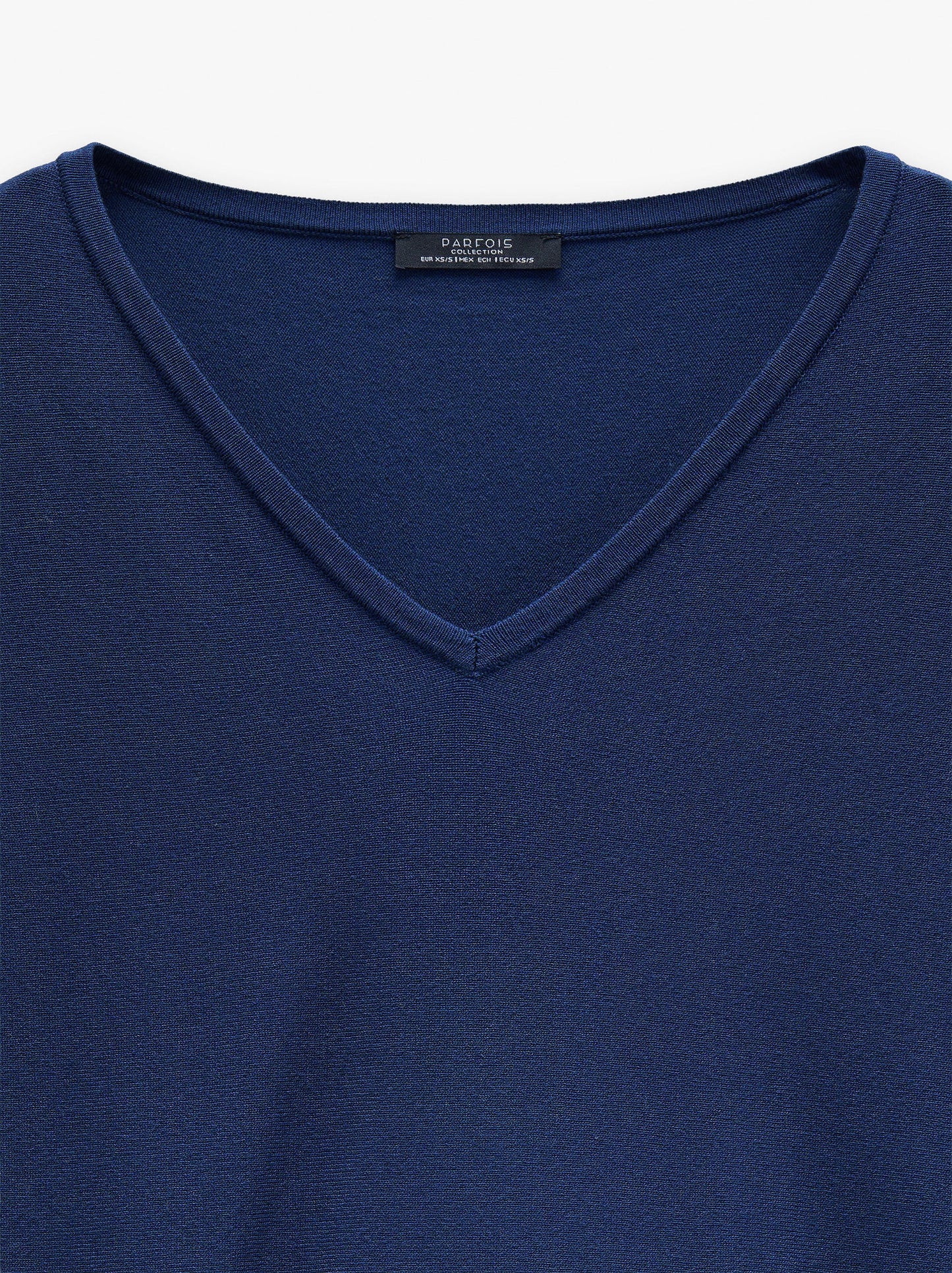 Short-Sleeve Knit Sweater