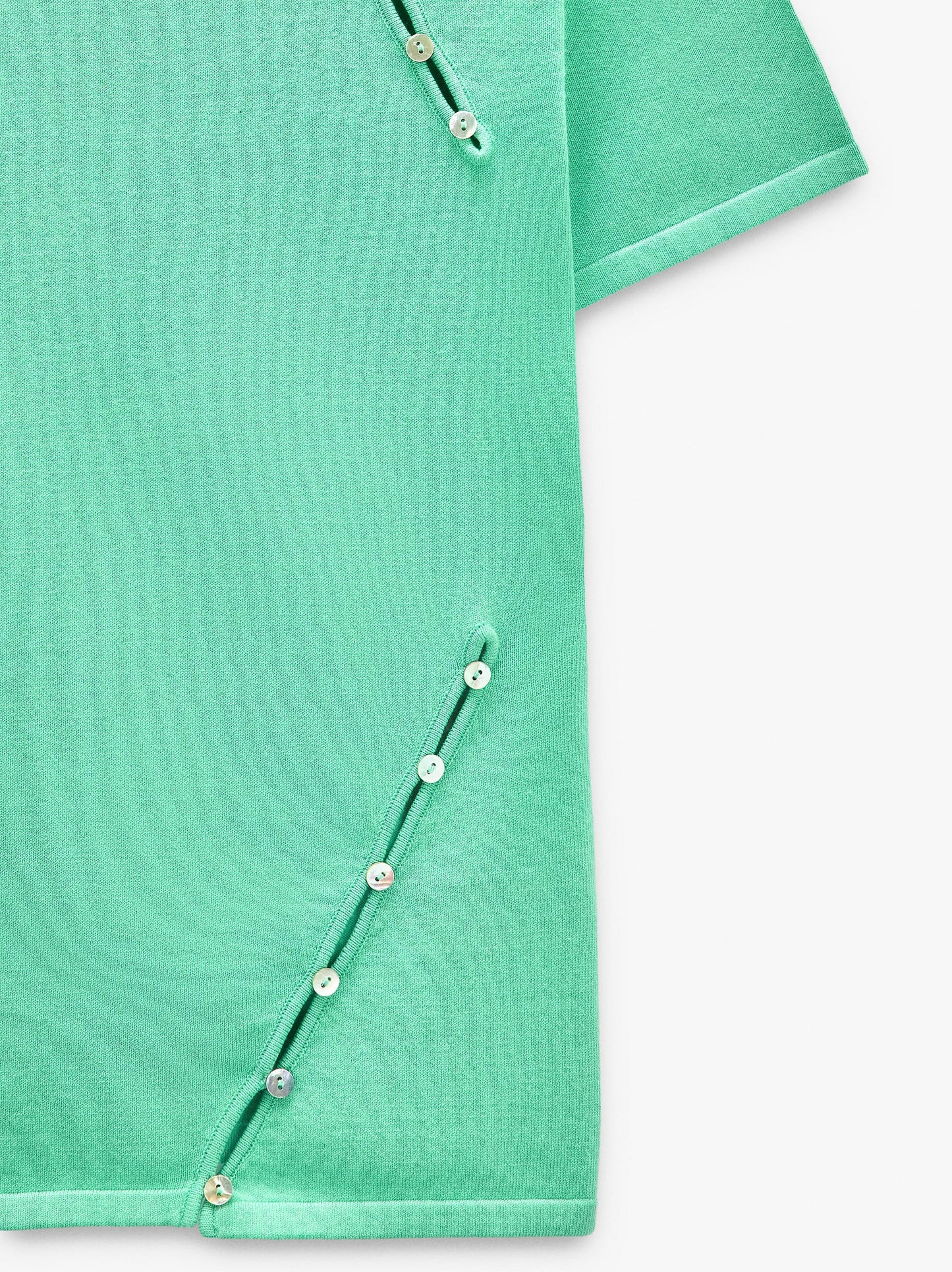 Knit Sweater With Button Detail