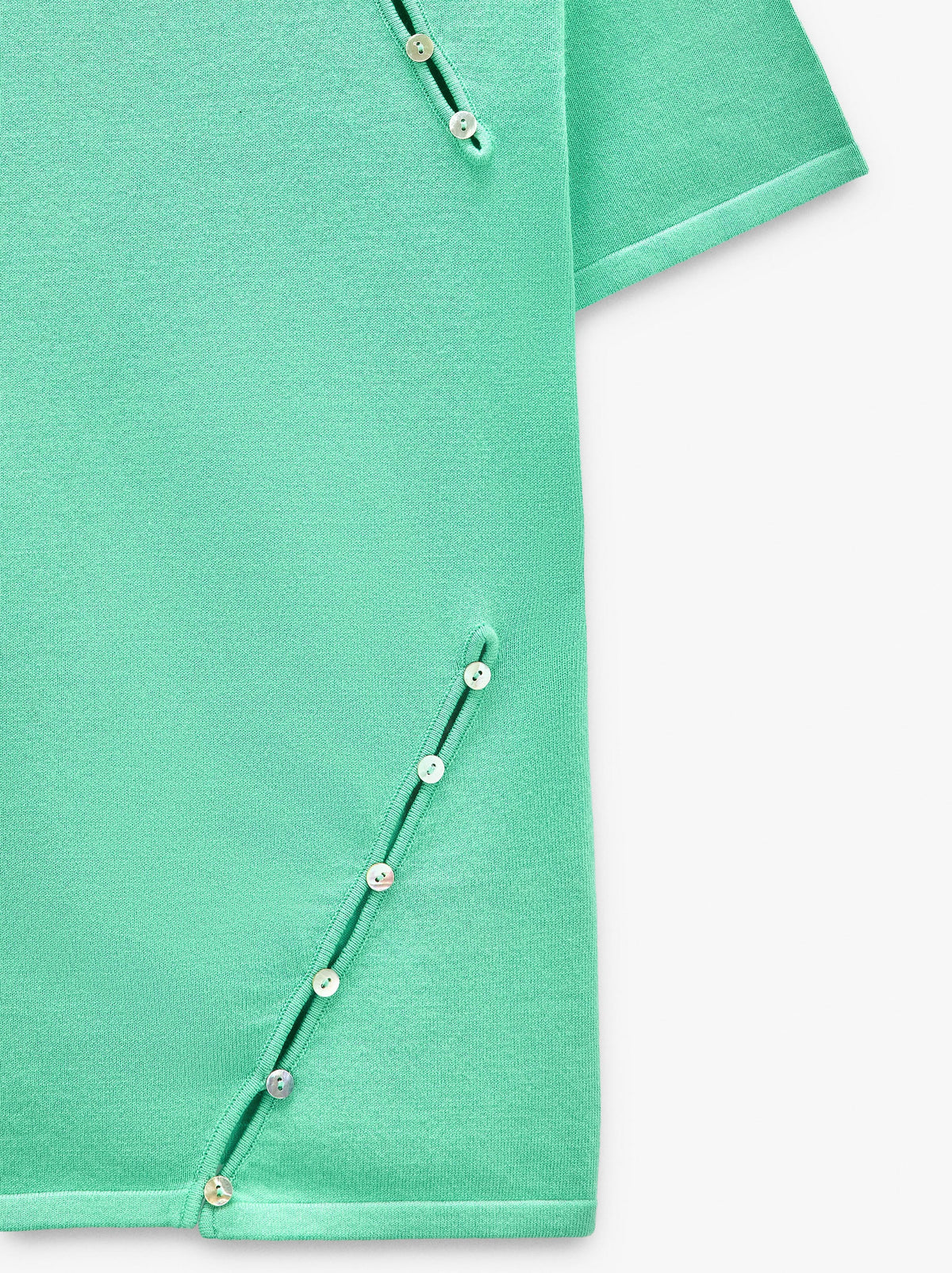 Knit Sweater With Button Detail