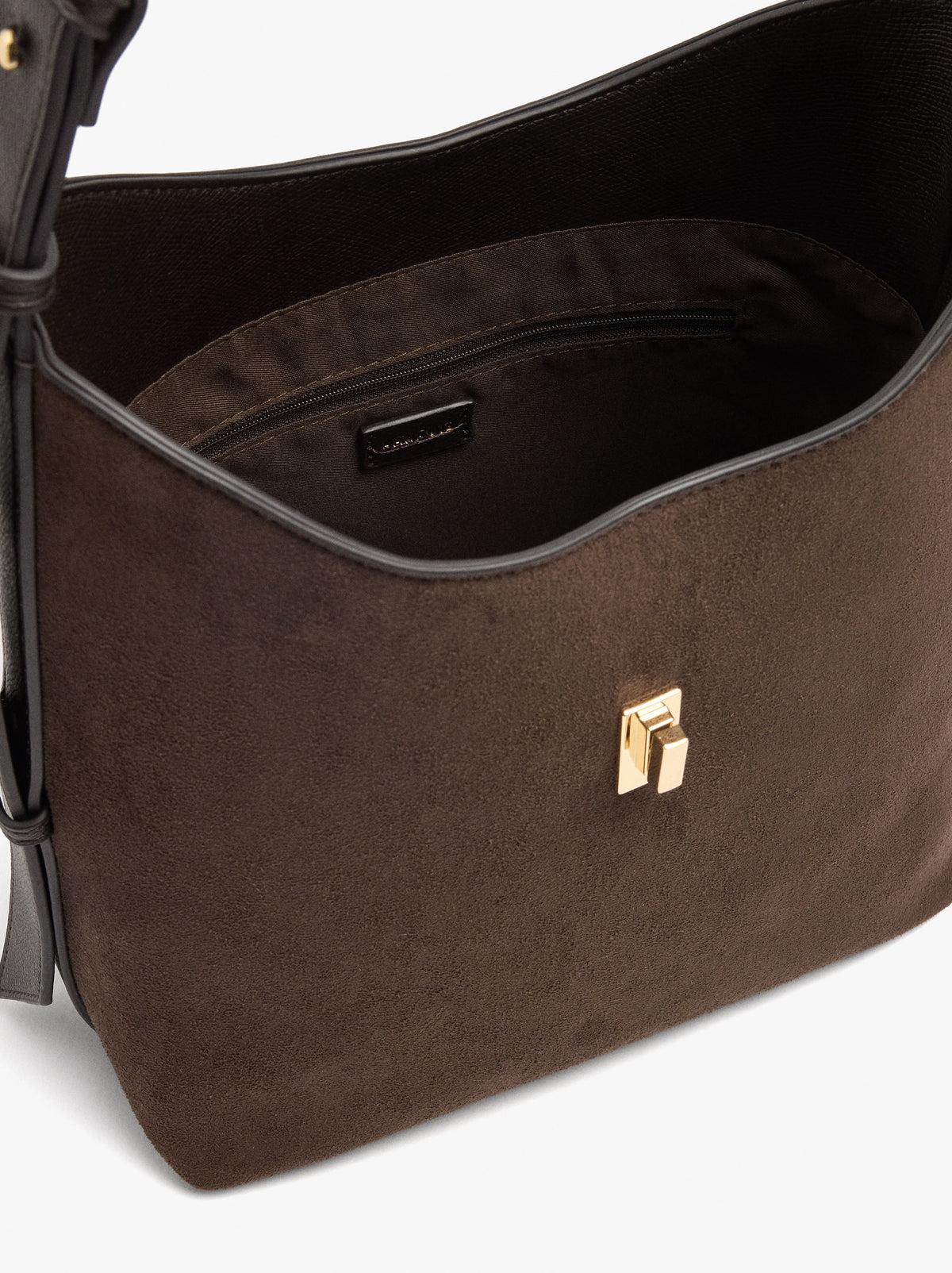 Shoulder Bag With Leather-Effect