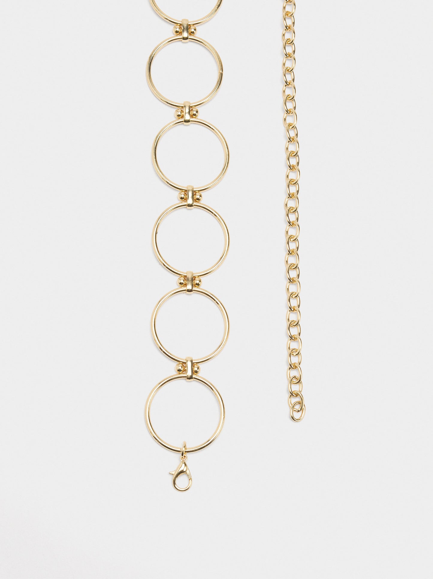 Metal Belt With Rings