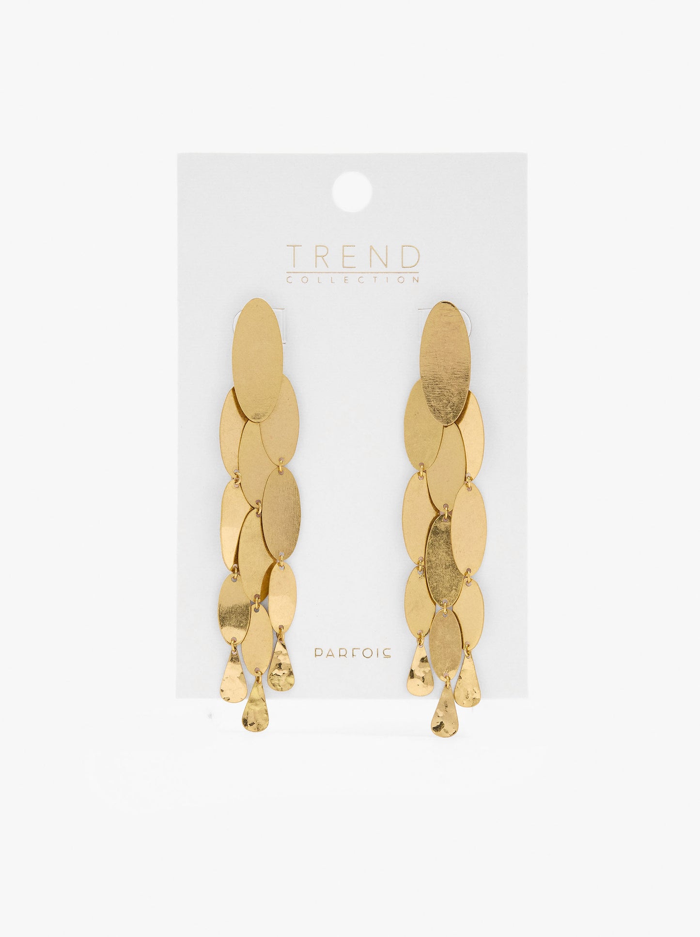 Long Earrings With Oval Shapes