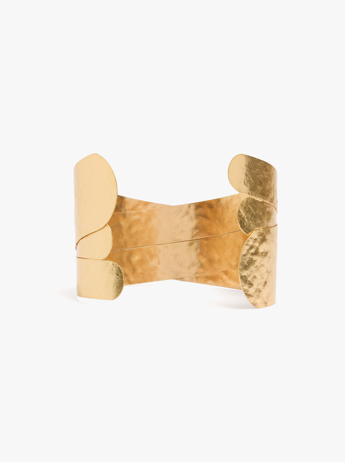 Crossed Rigid Bracelet