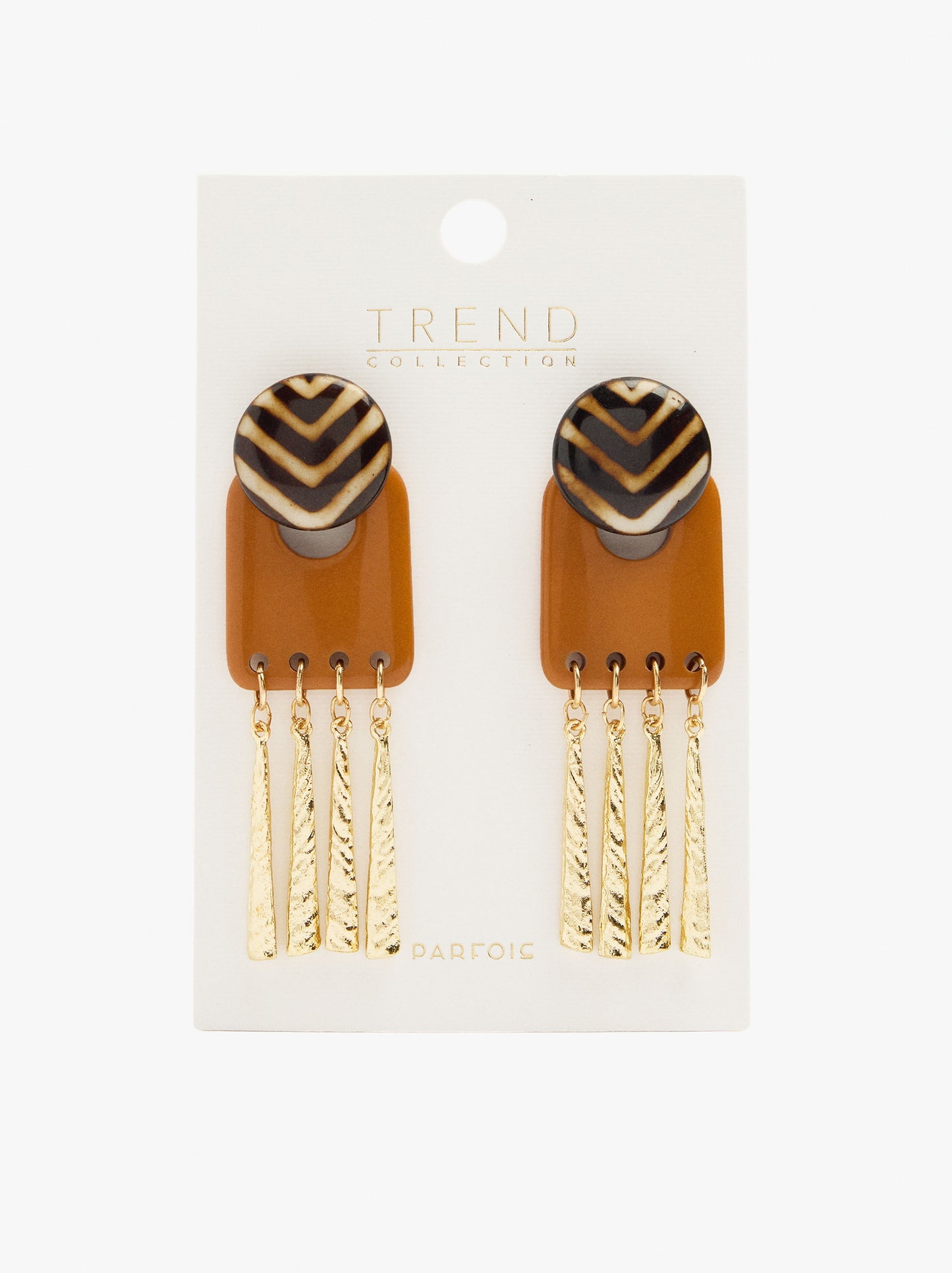 Maxi Round Earrings And Bar