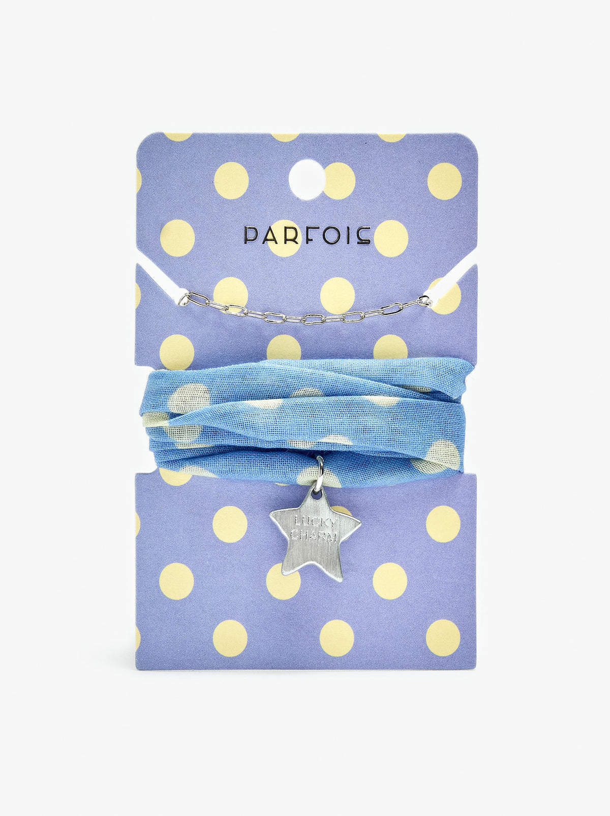 Necklace In Fabric With Star Charm