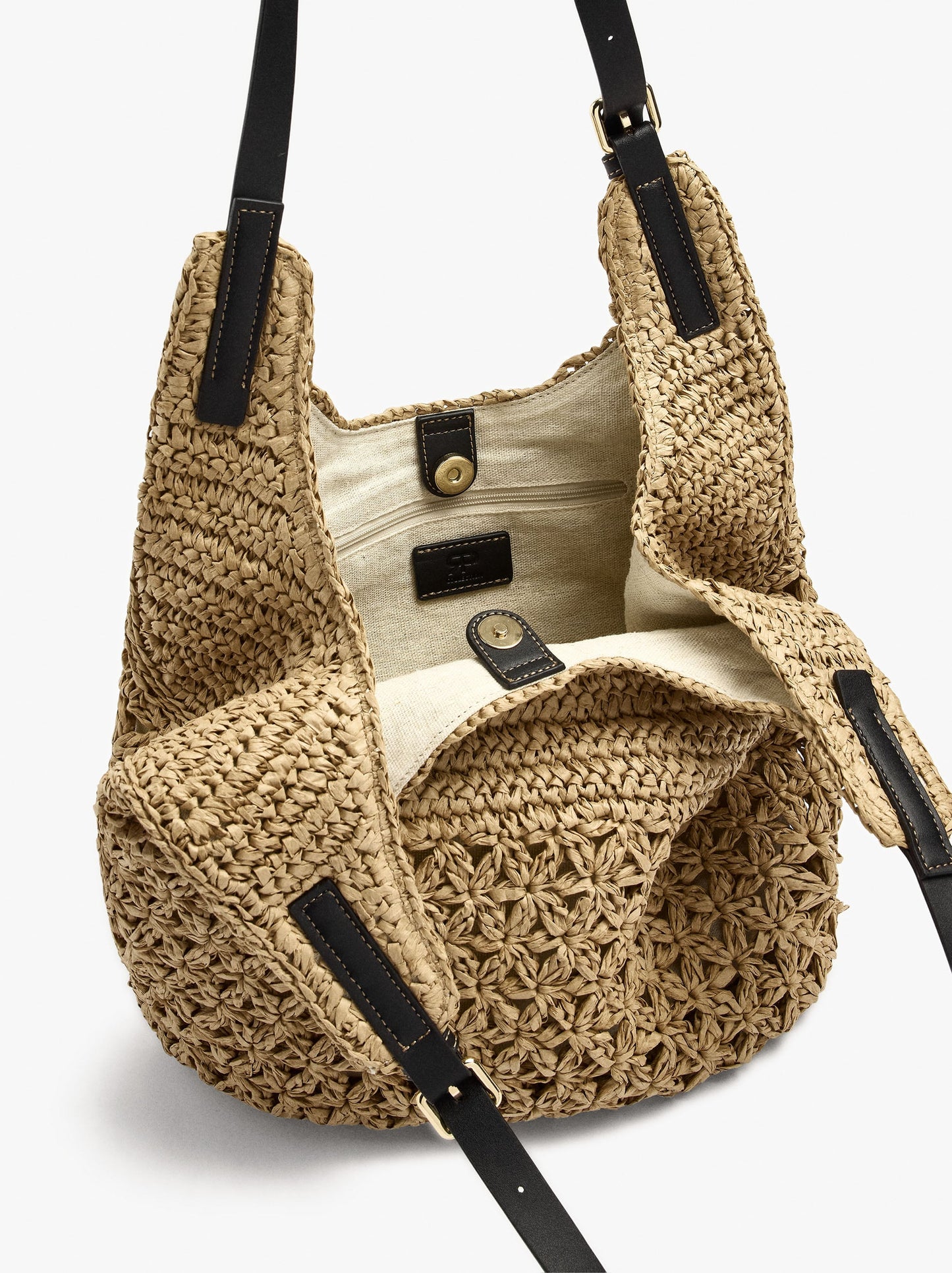 Bag Hobo With Paper Straw
