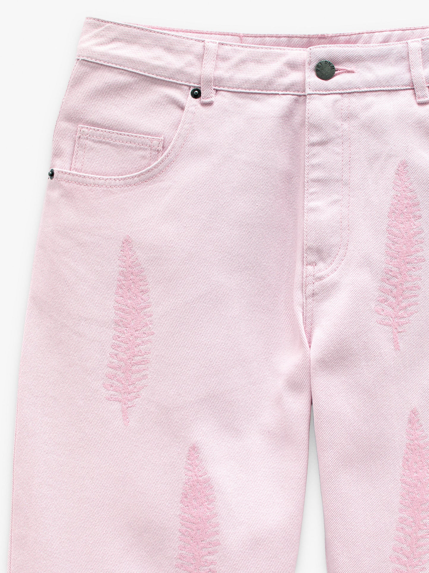 Trousers With 100% Cotton Embroidery