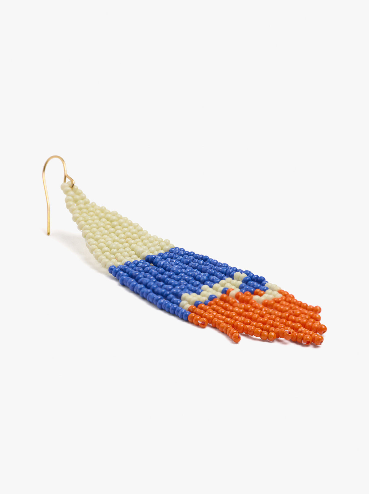 Long Multicolor Earrings With Beads