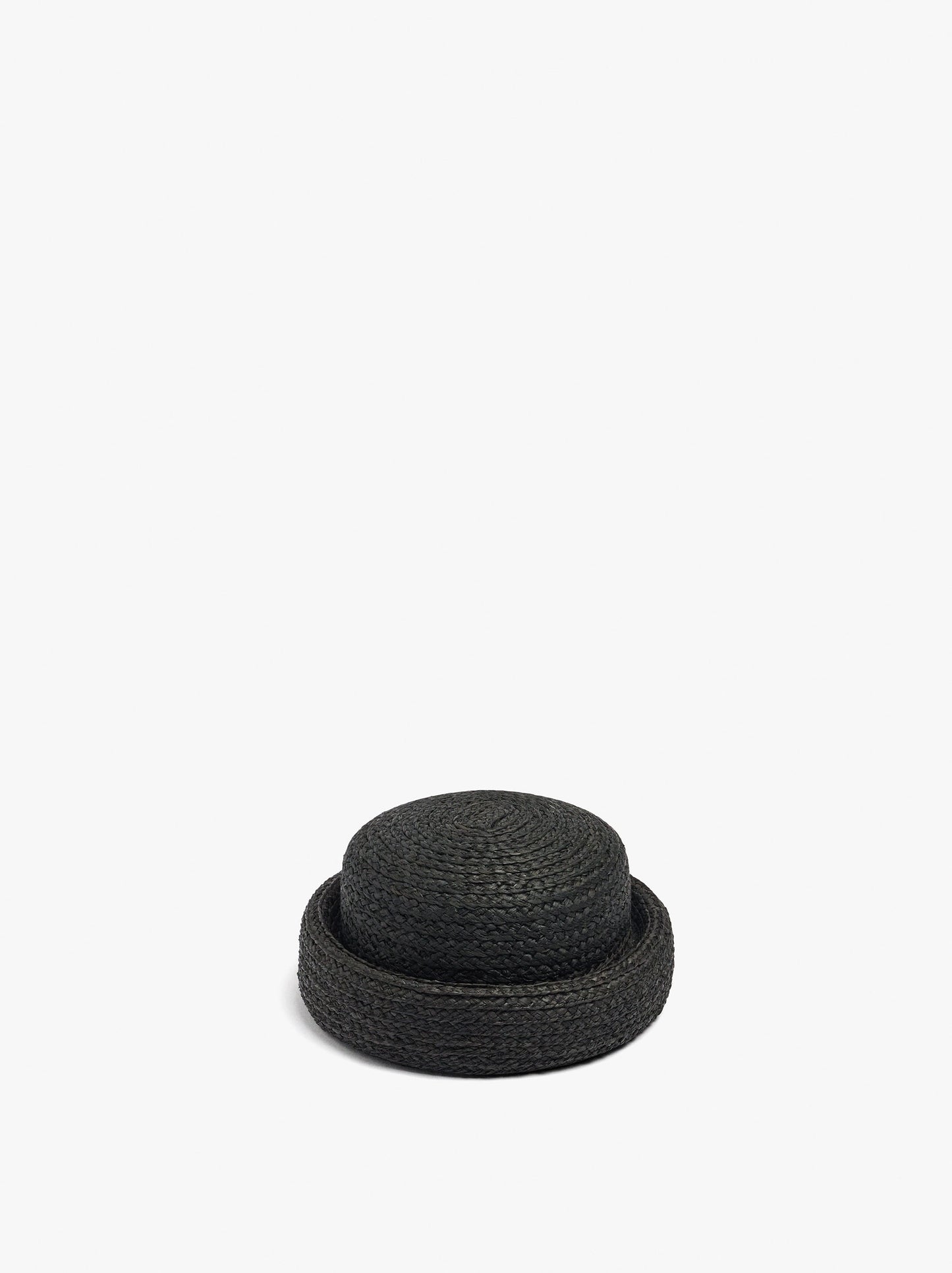 Pillbox Hat With Raffia