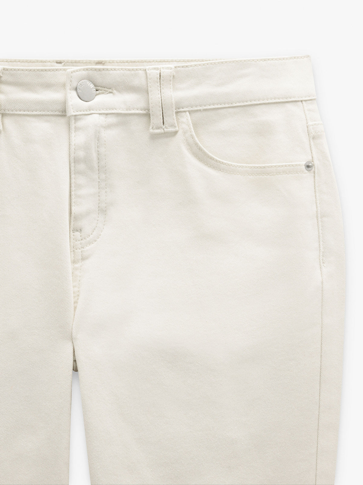 Jeans Hem With Zipper Closure