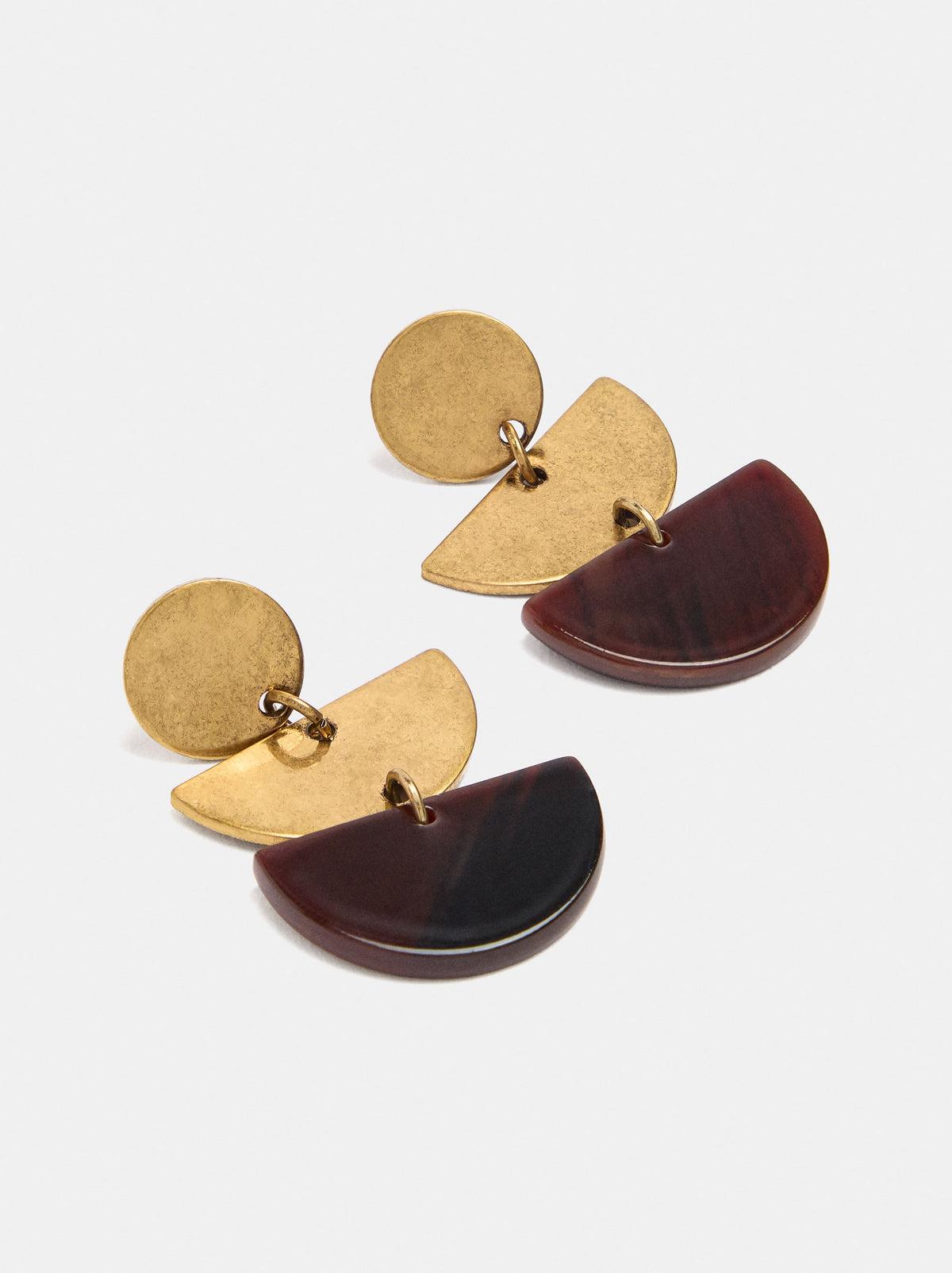 Geometric Earrings With Shells