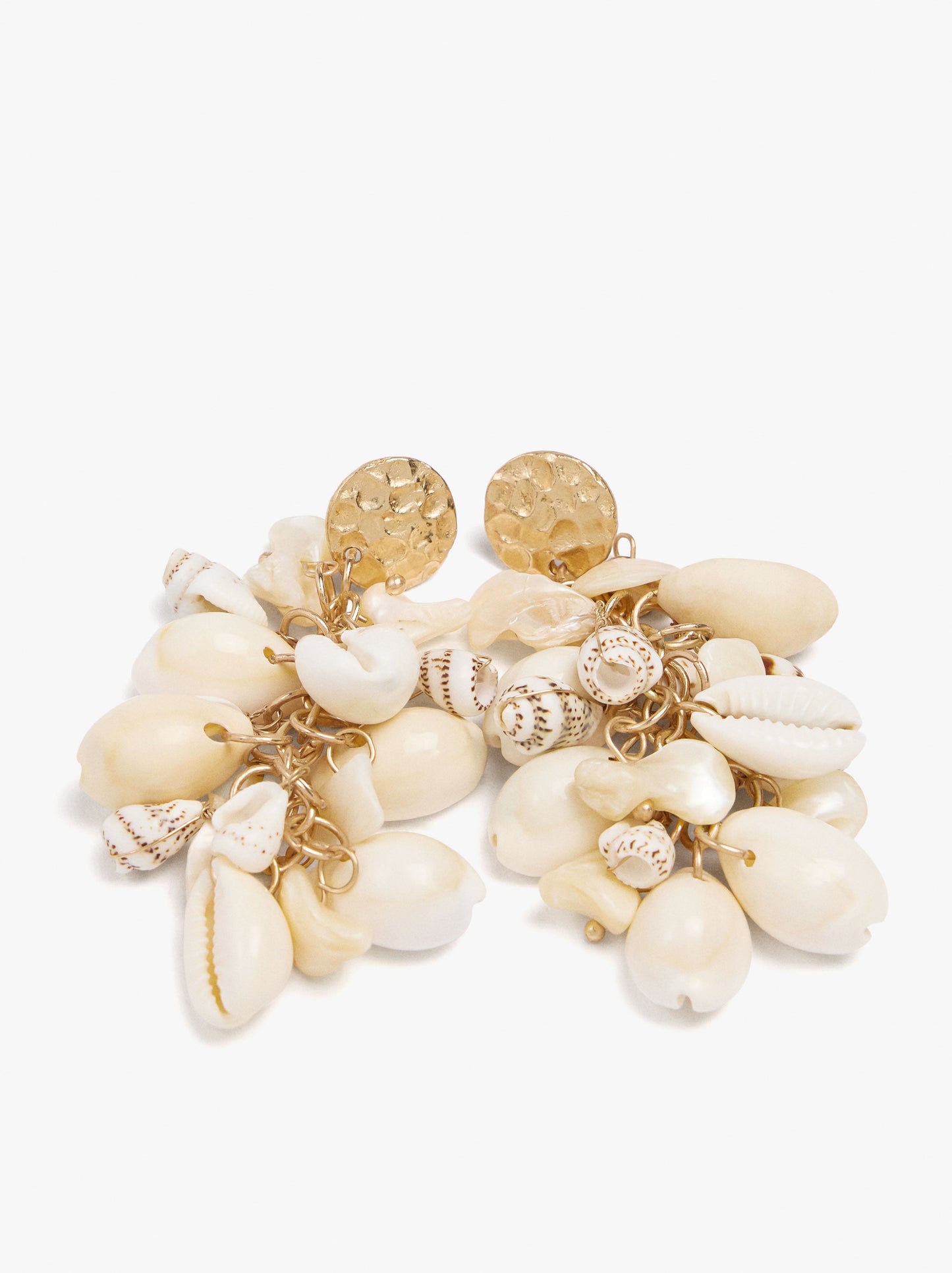 Long Earrings With Multiple Shells
