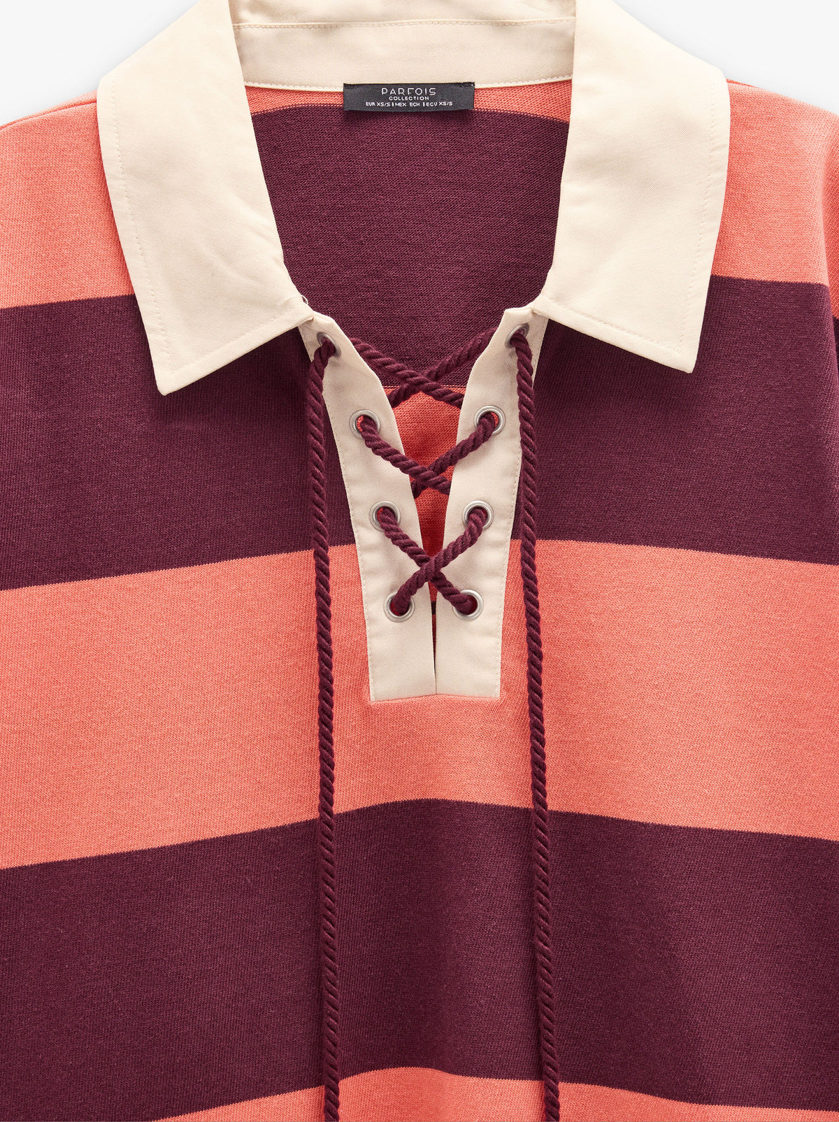Sweatshirt With Stripes 100% Cotton