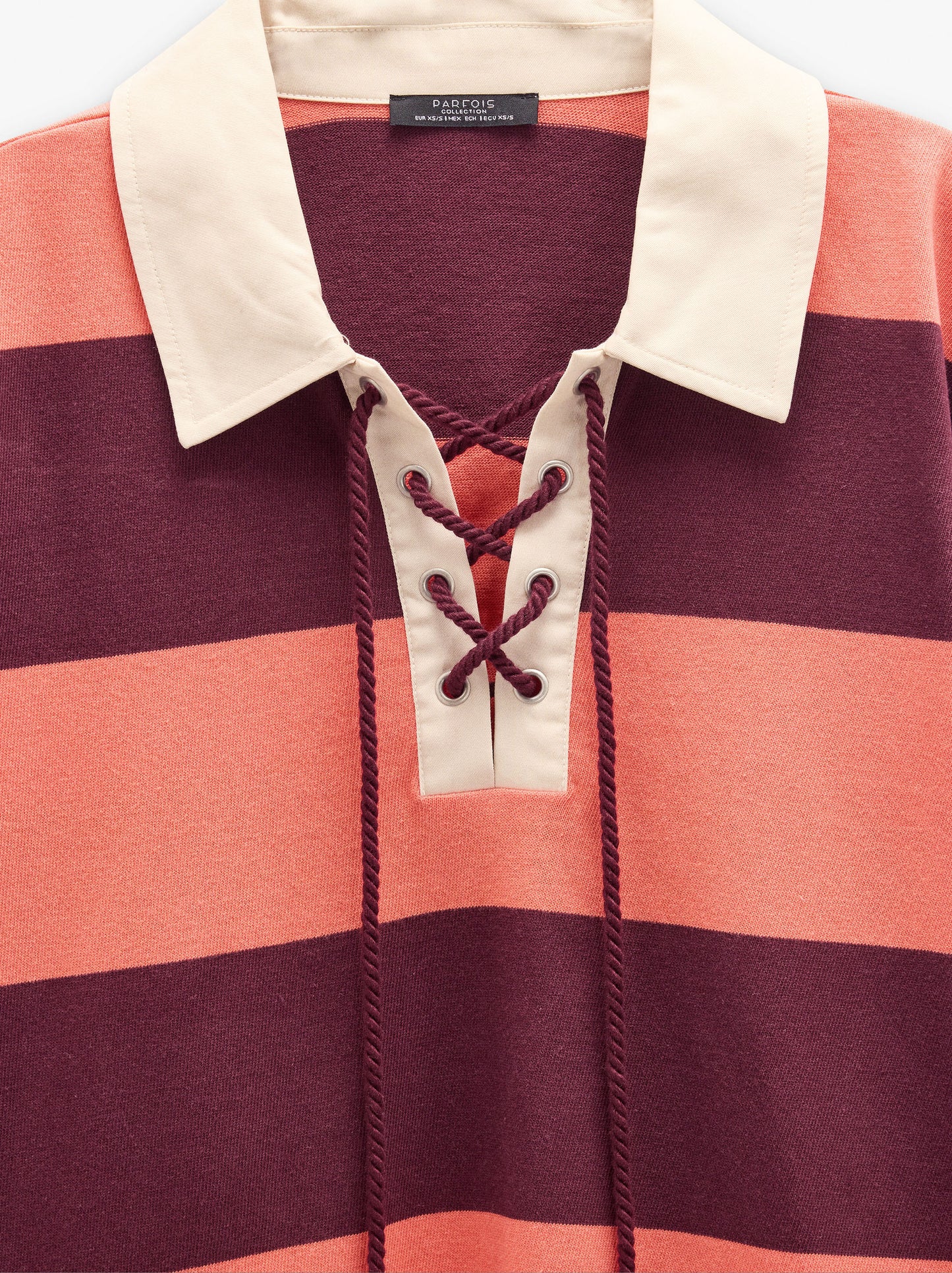 Sweatshirt With Stripes 100% Cotton