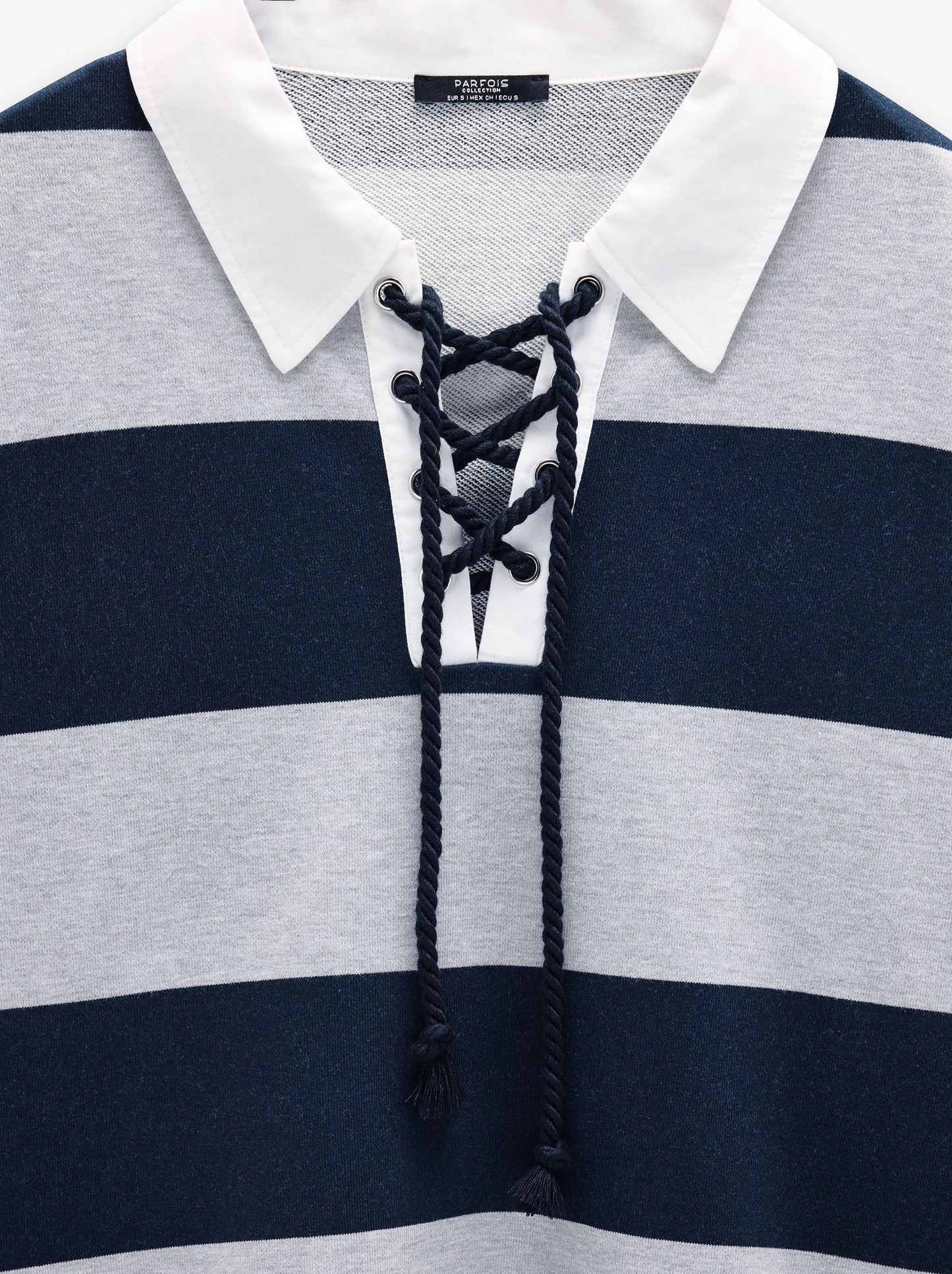 Sweatshirt With Stripes 100% Cotton