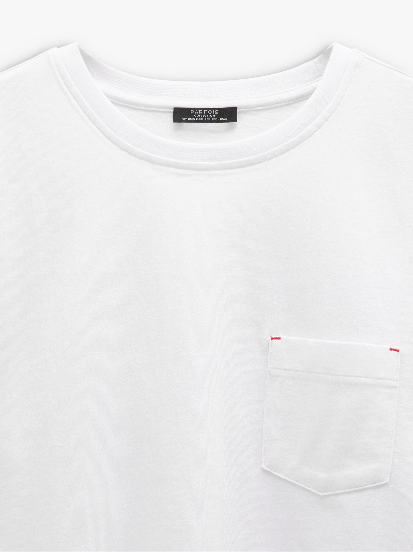 Plain Cotton T-Shirt With Pocket