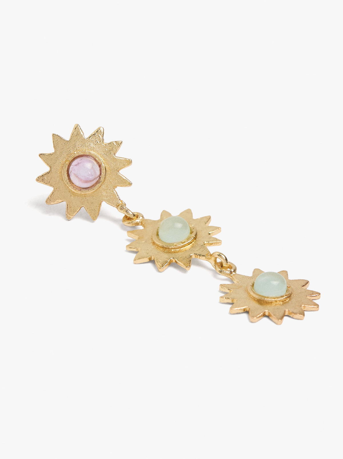 Star Earrings With Stones