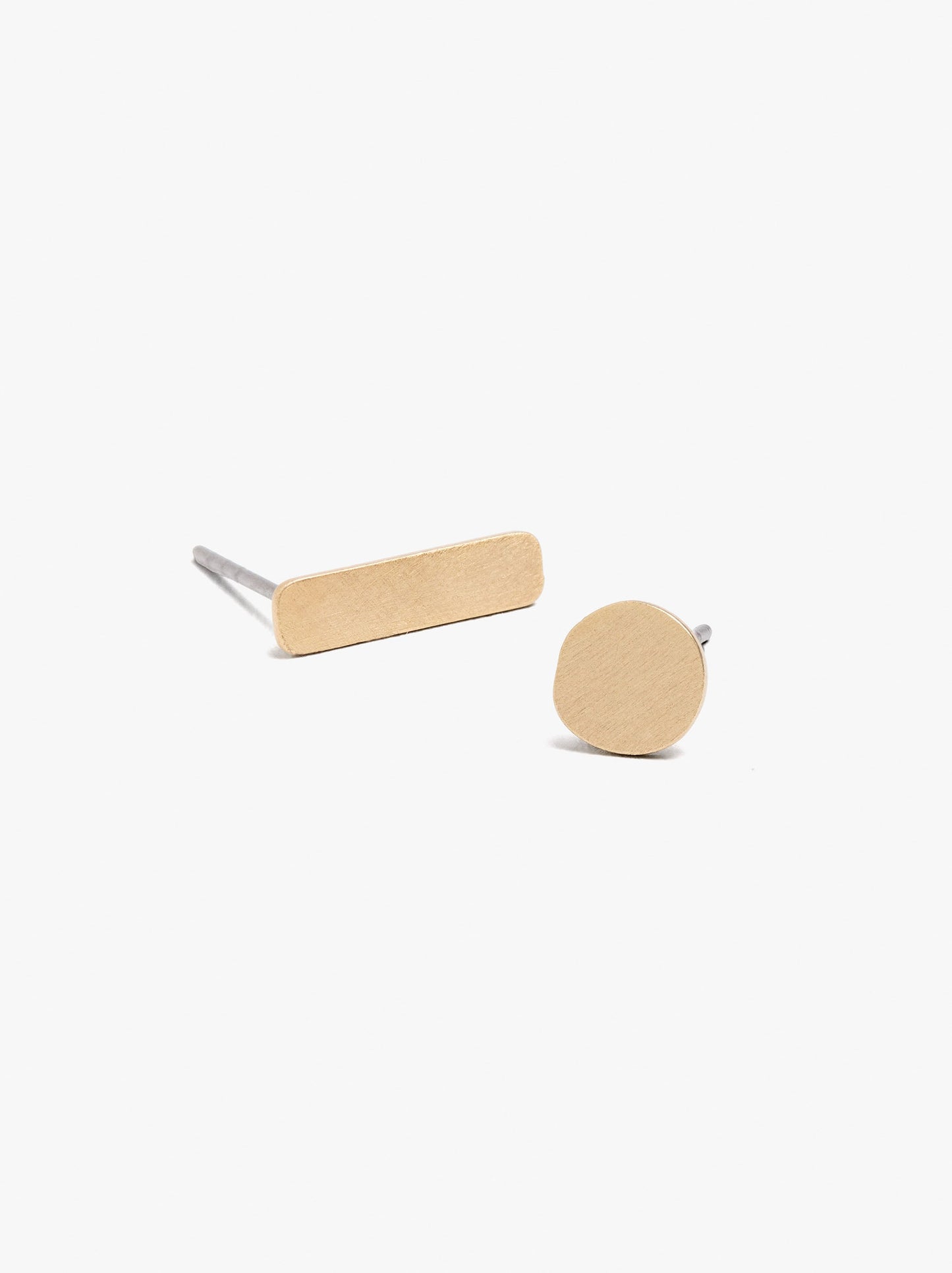 Set Of Earrings Bar And Circle