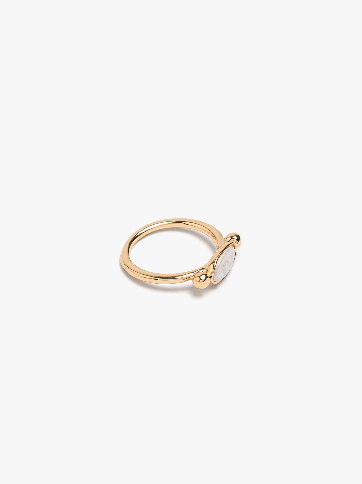 Ring With Stone Effect