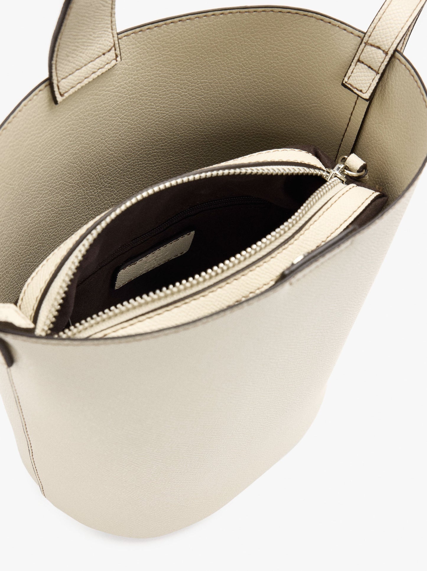 Crossbody Bag With Texture And Removable Pouch