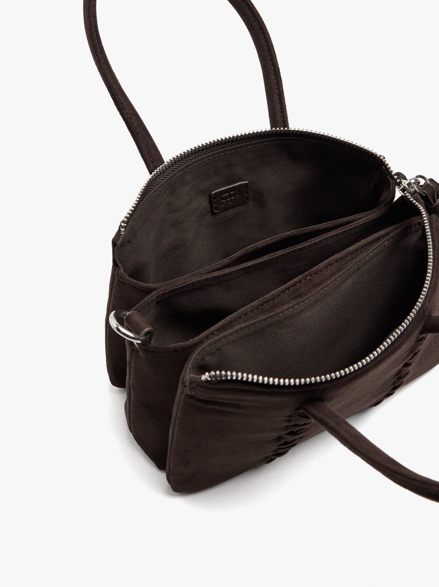 Handbag With Braided Detail And Crossbody Bag