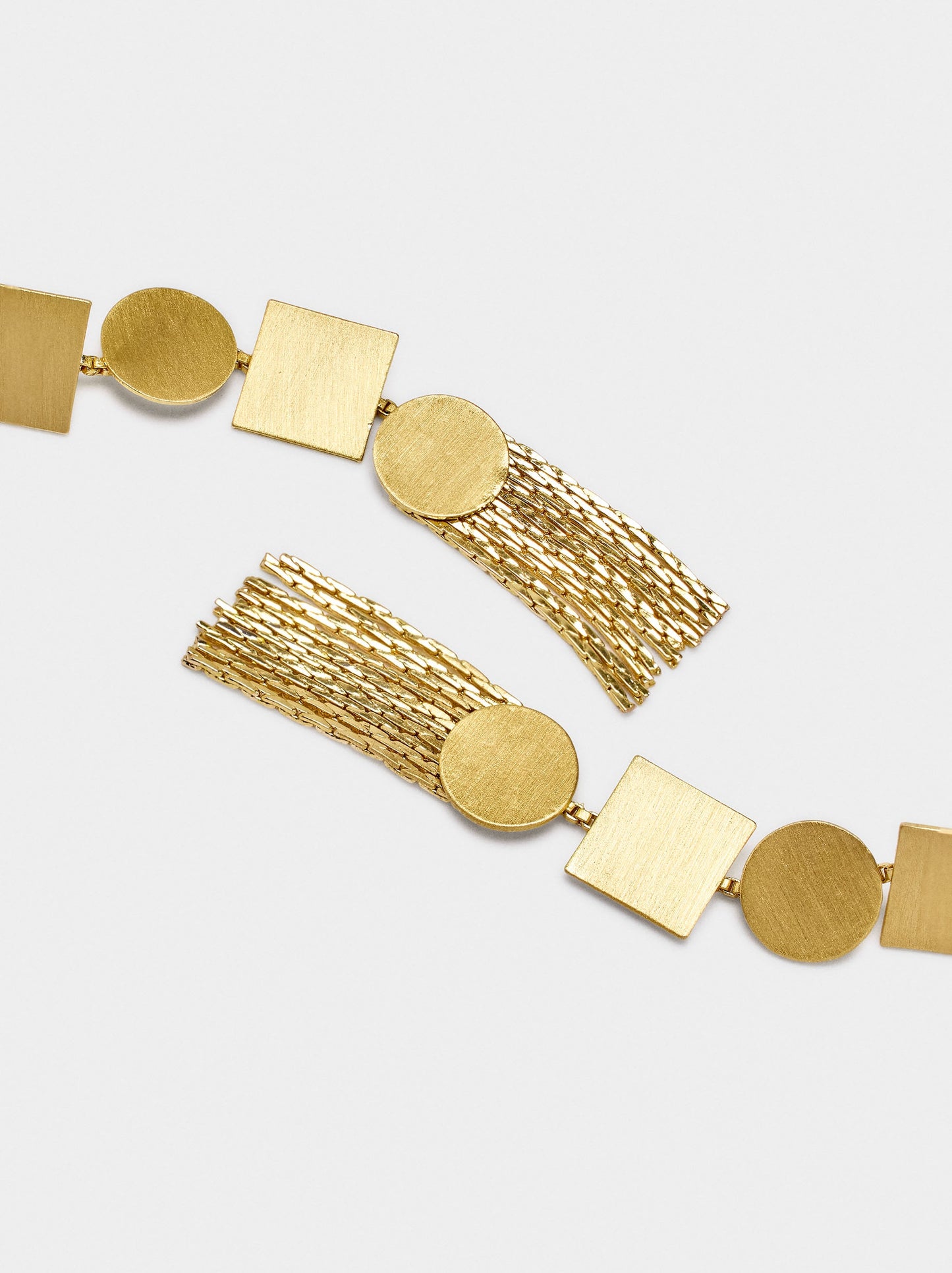 Long Geometric Earrings