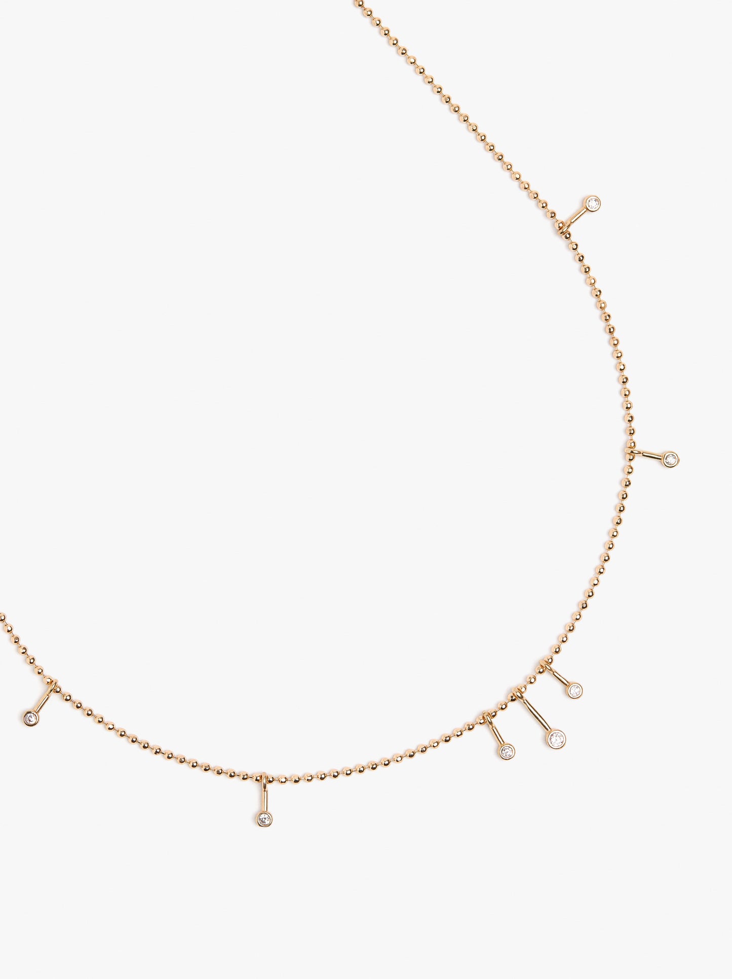 Short Necklace With Zirconia