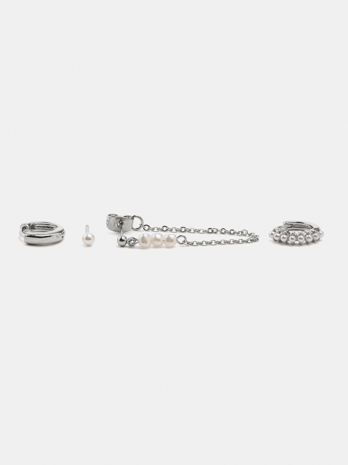 Set Of Pearl Earrings