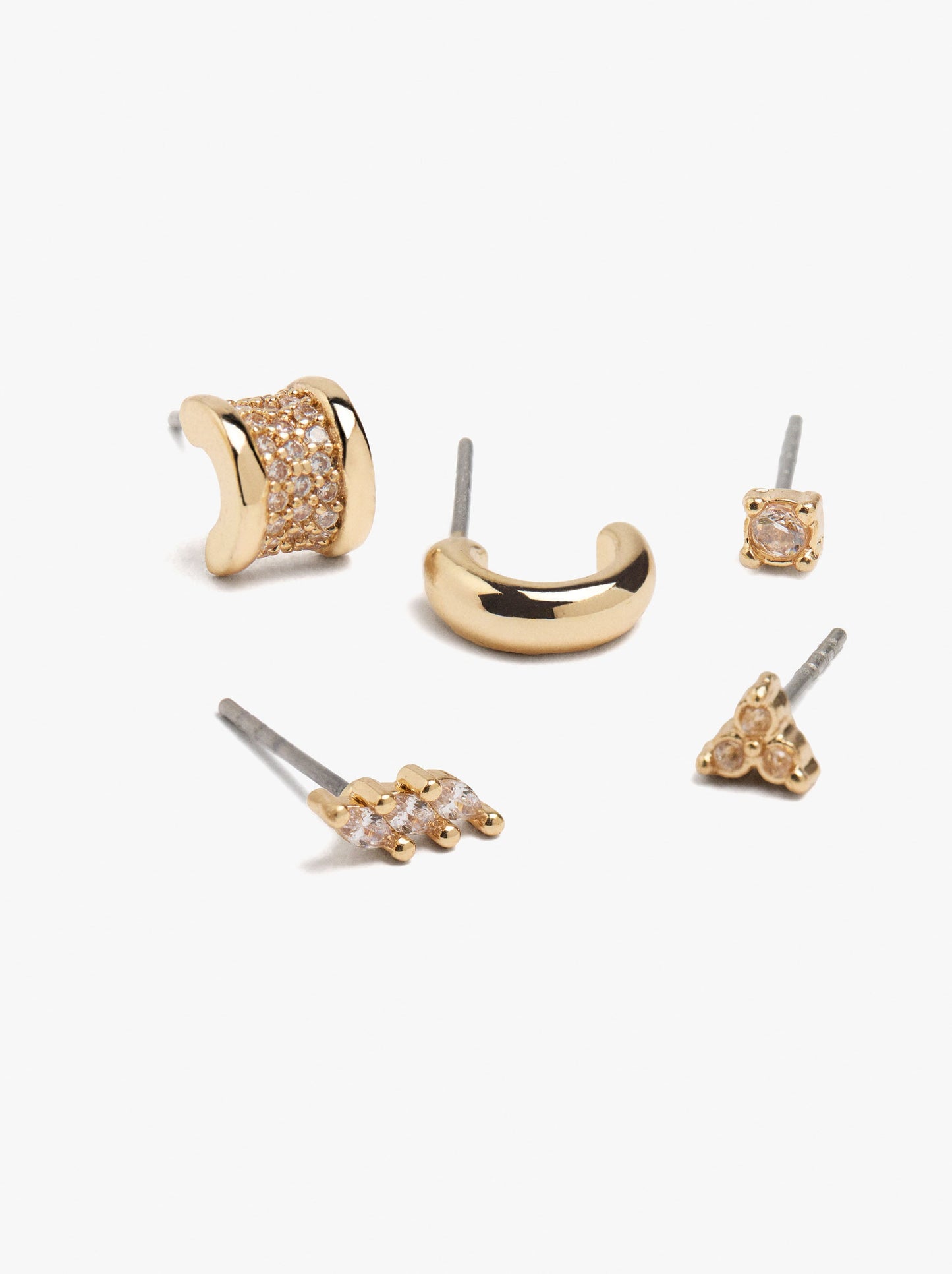 Set Of Earrings With Cubic Zirconia