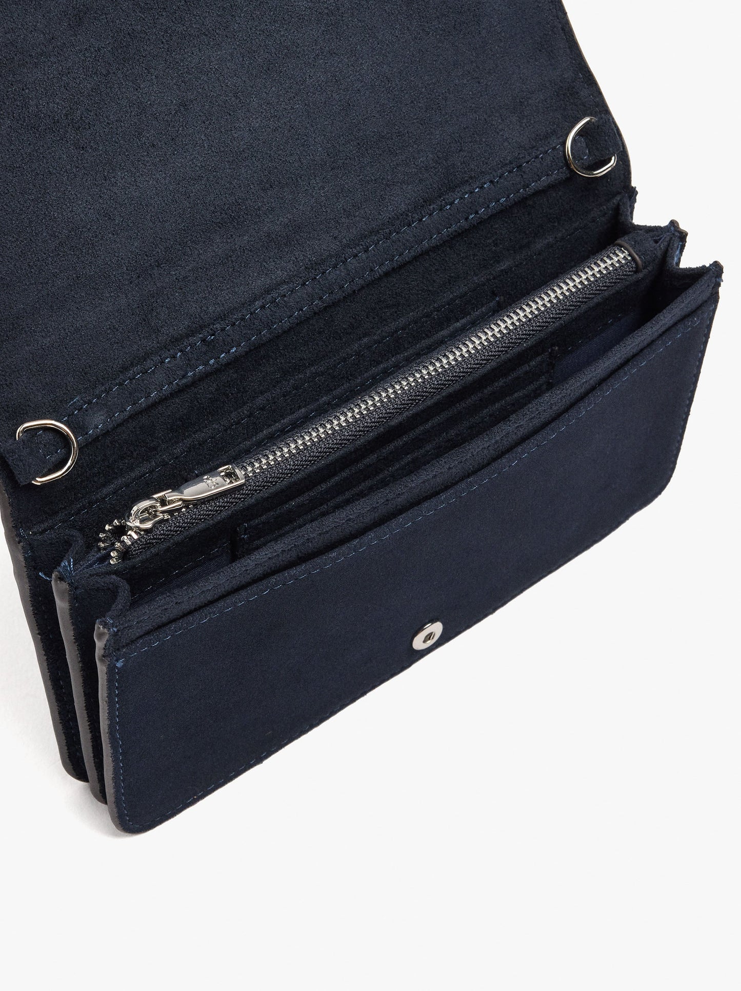 Mini Leather Bag In Wallet Style