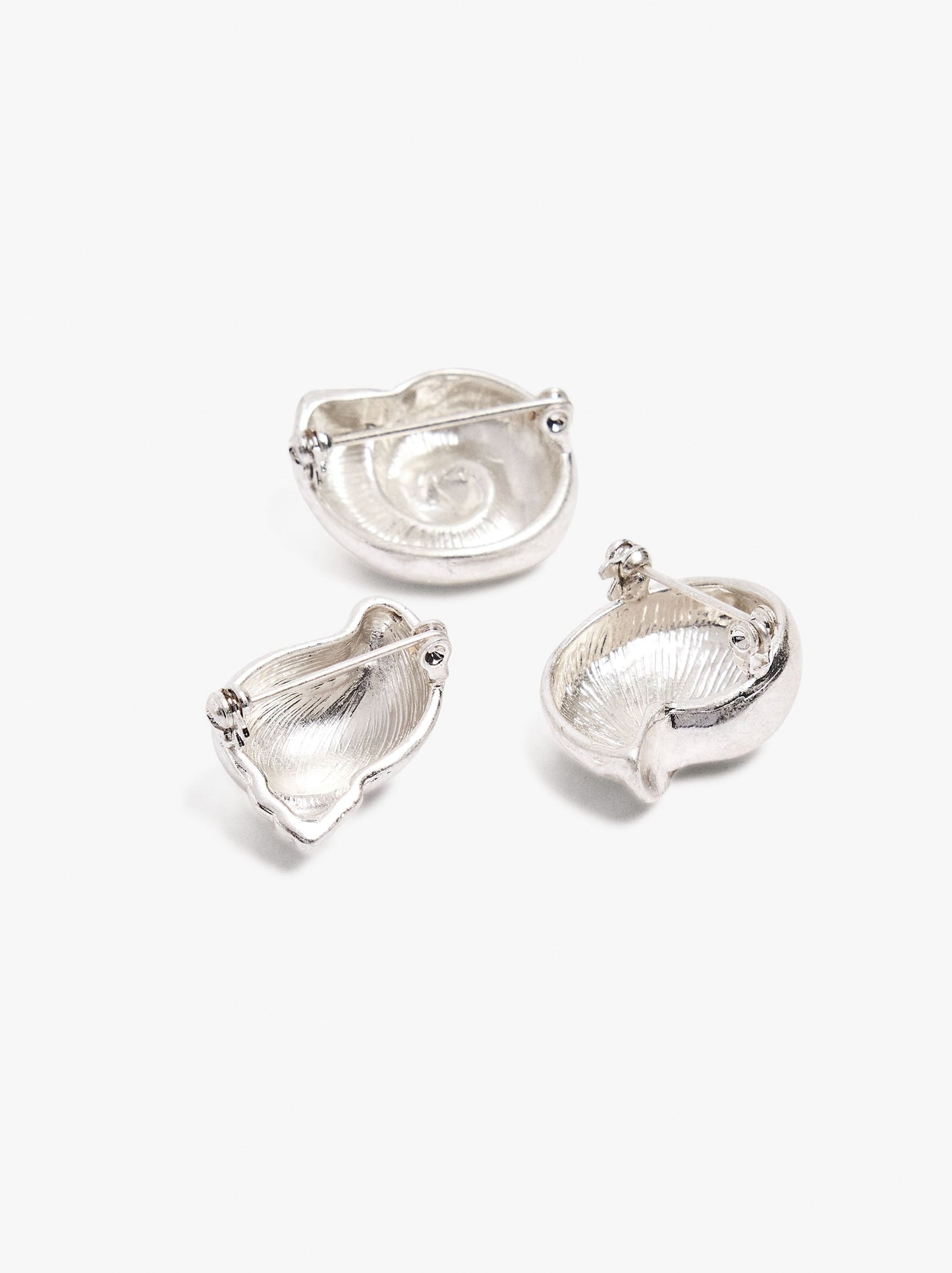 Set Of Broochs With Shells