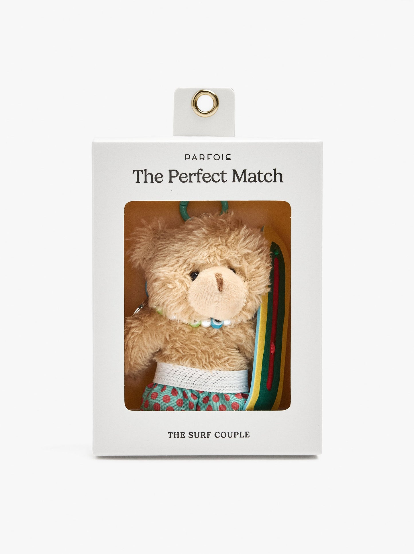 keychain Charm Bear Surf - The Perfect Match