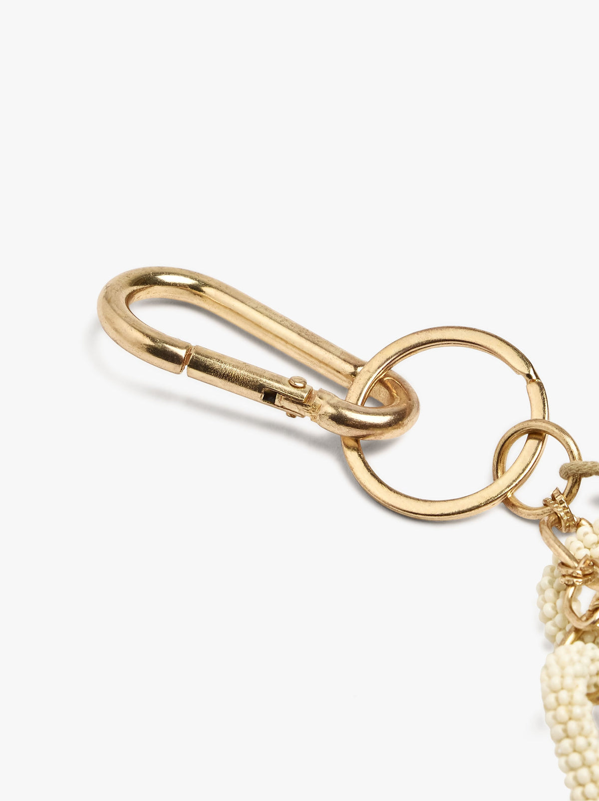 Keychain Charm With Beaded Chick