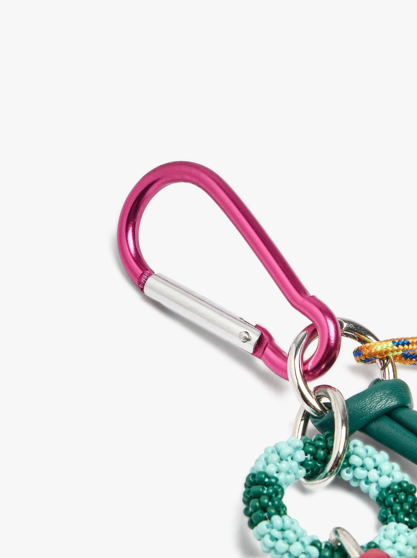 keychain Charm With Flower And Letter A